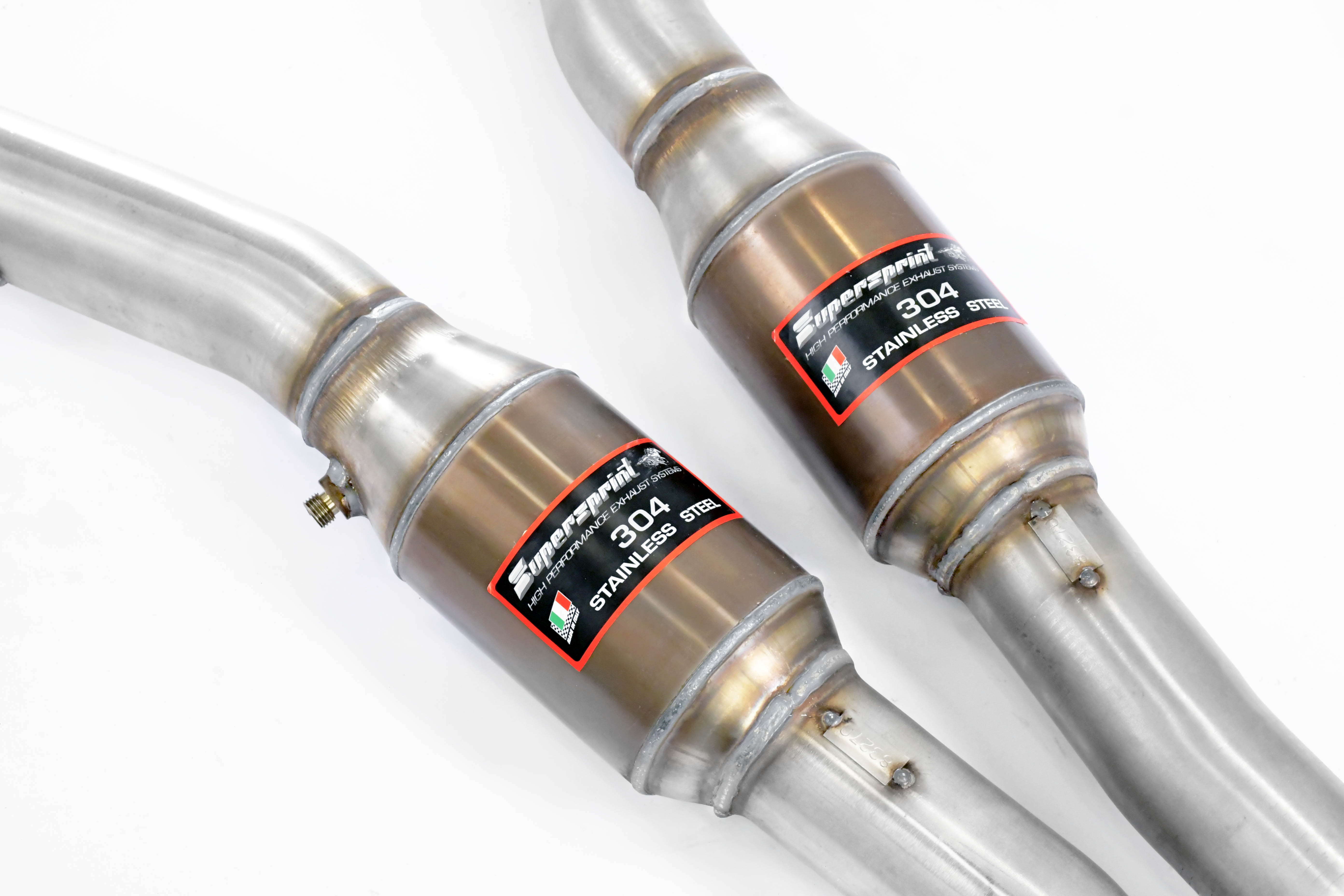 Front  Metallic catalytic converter Right - Left