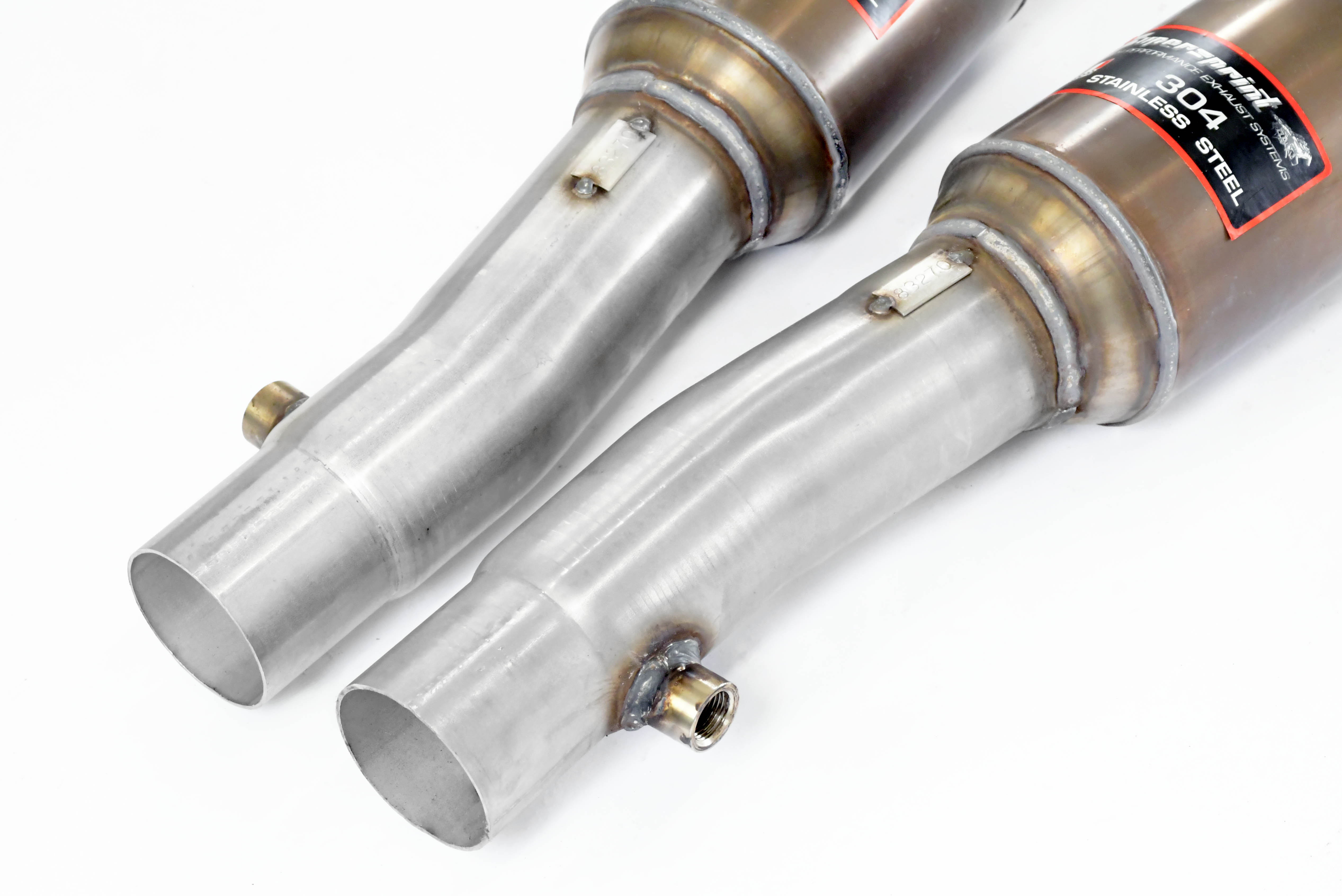 Front  Metallic catalytic converter Right - Left