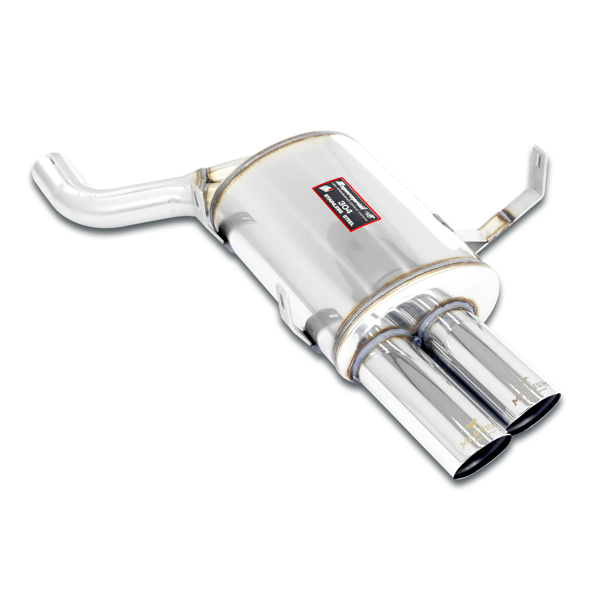 Rear muffler, Race Tips Package <strong><span style=color:#ea0000;>Mit CEE-Zulassung</span></strong>