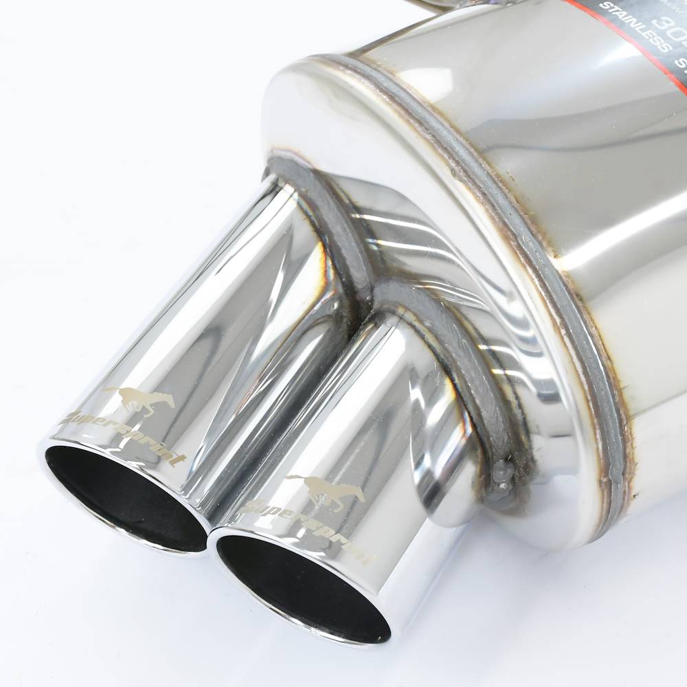 Connecting pipe + rear exhaust OO 80 Power Loop