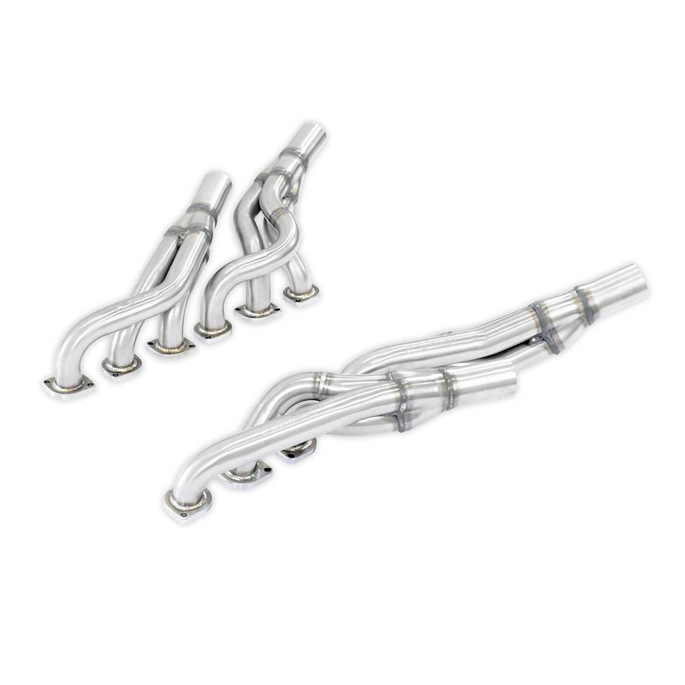 Fächerkrümmer Rechts+ Links (Left Hand Drive) für Katalysator Ersatz <strong><span style=color:#ea0000;>+20 Hp, +45 / 50 Nm</span></strong>