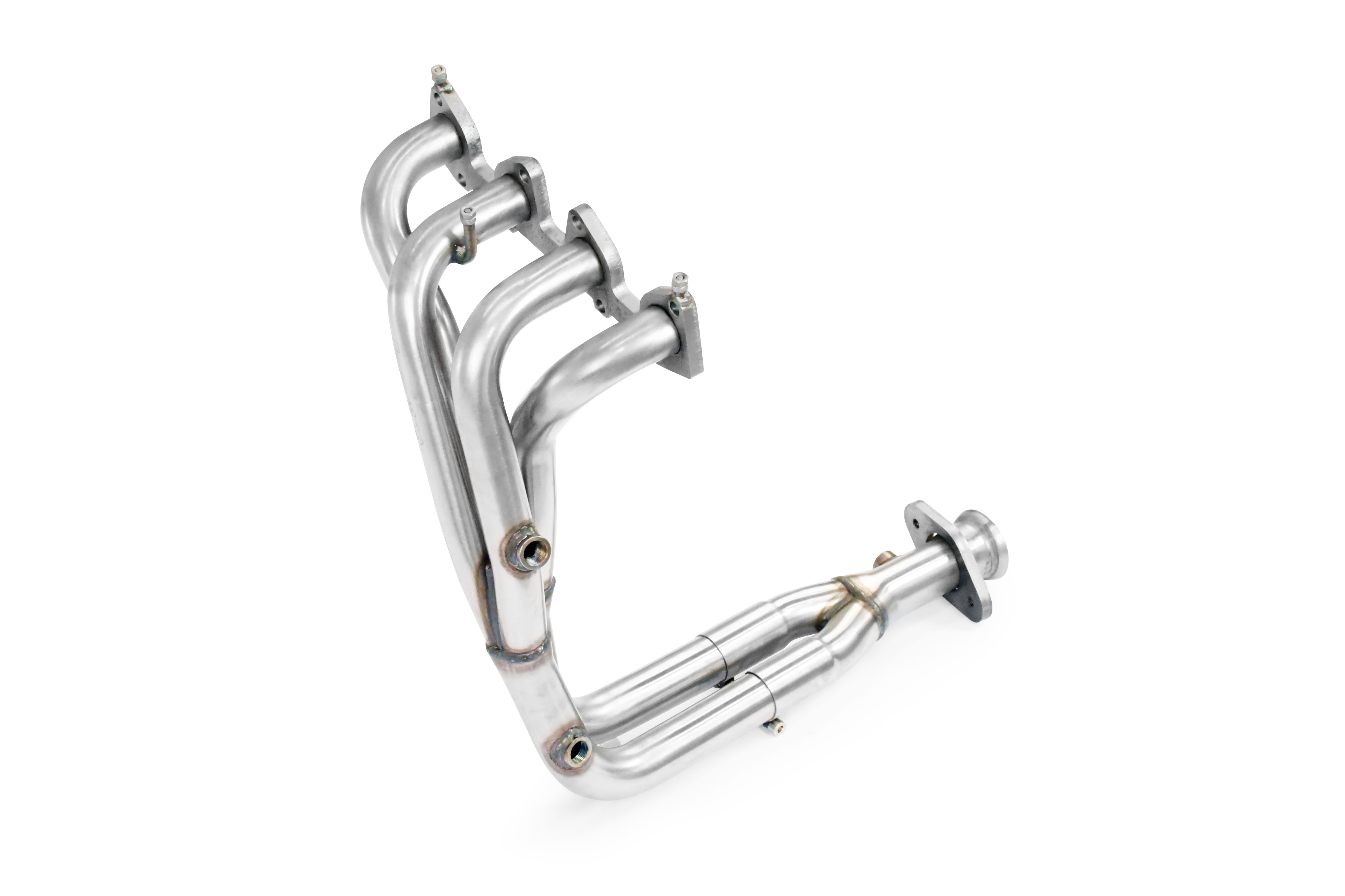 Manifold for OEM catalytic converter.