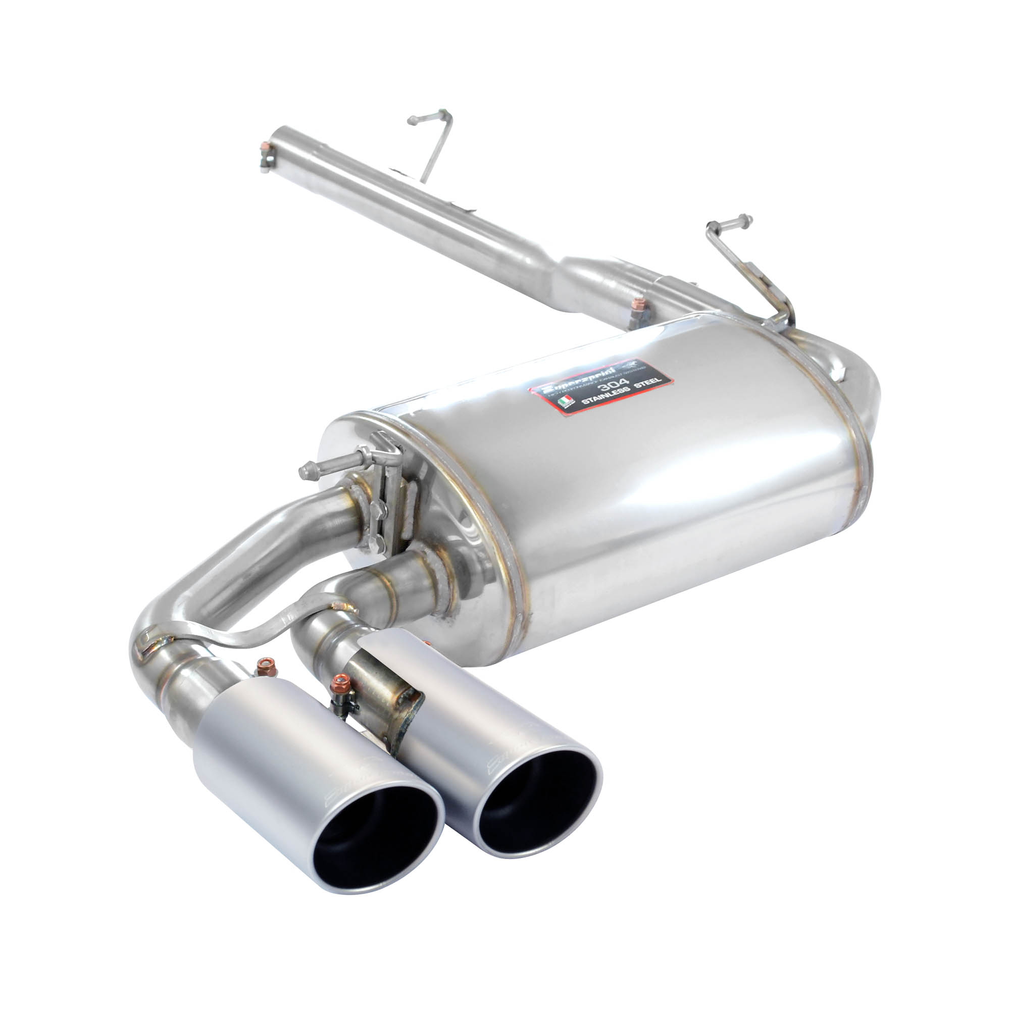 Rear exhaust OO90 Satin