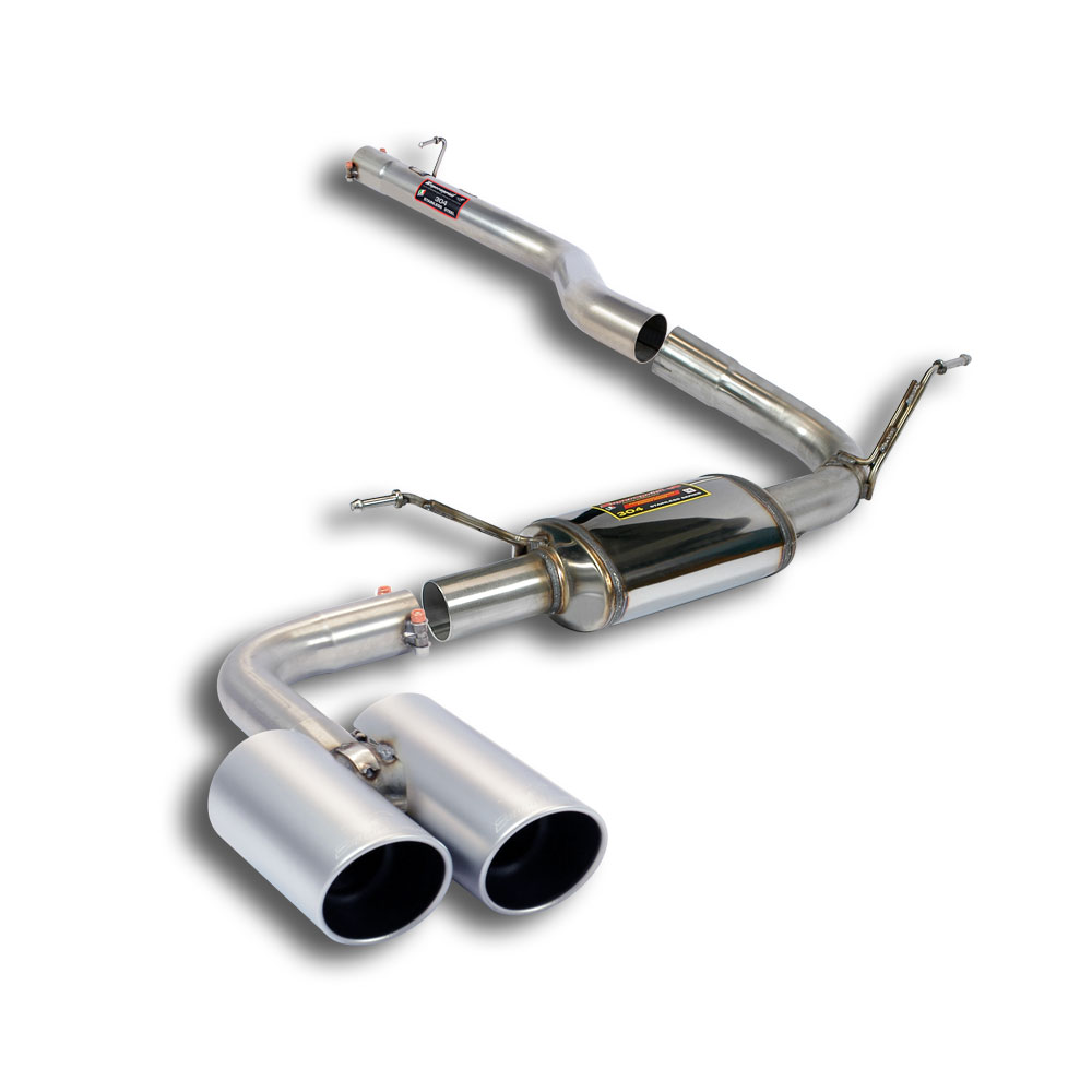Rear exhaust OO90 Satin