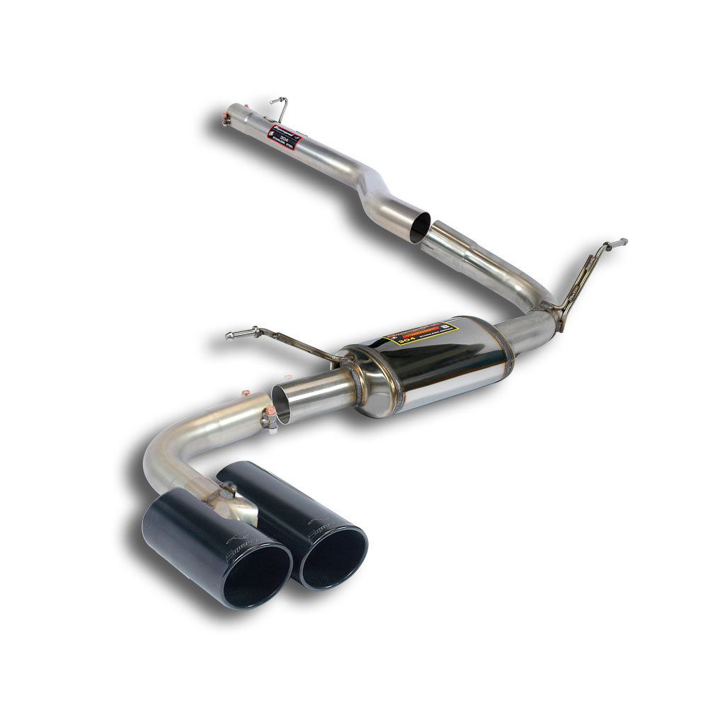Rear exhaust OO90 Gun Metal Grey