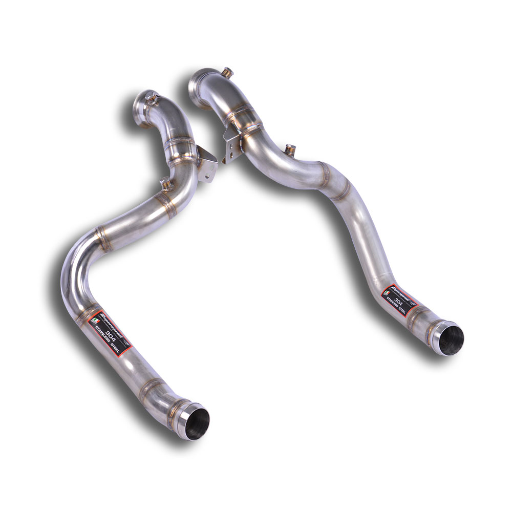 Kit downpipe Destro + Sinistro (Elimina catalizzatore primario e secondario)