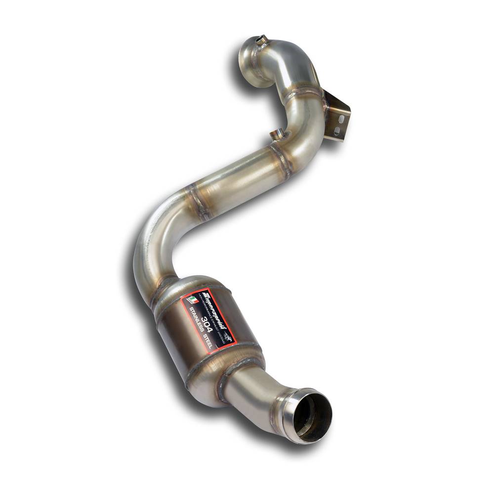 Downpipe Left + Metallic catalytic 100CPSI WRC Deletes the primary catalytic