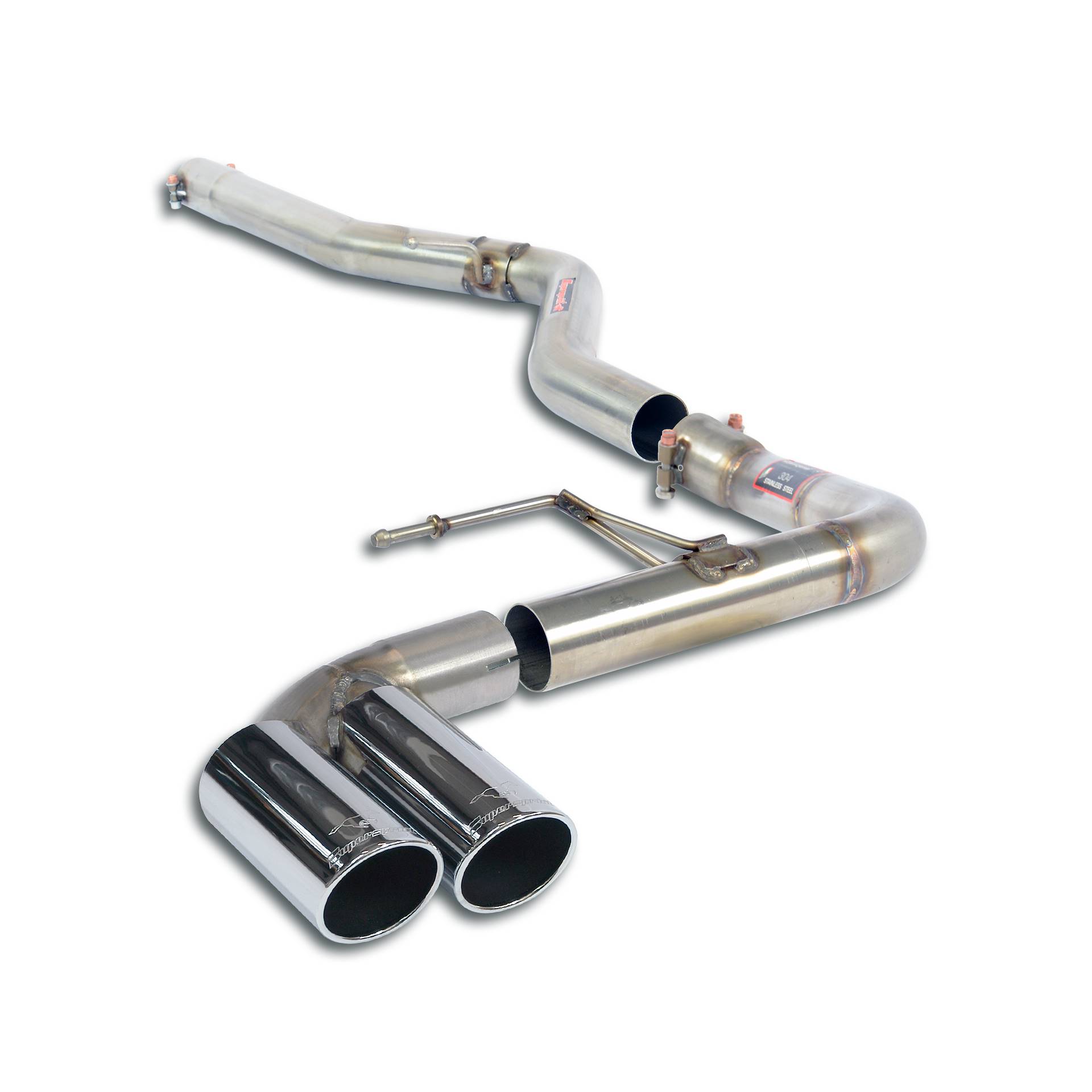 Connecting pipe + rear pipe OO80 (Muffler delete)