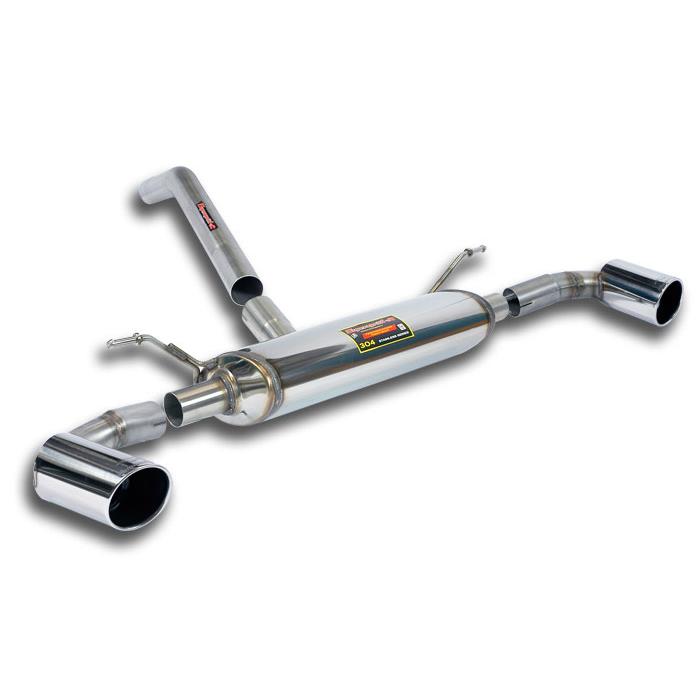 Connecting pipe + rear exhaust Right O90 - Left O90