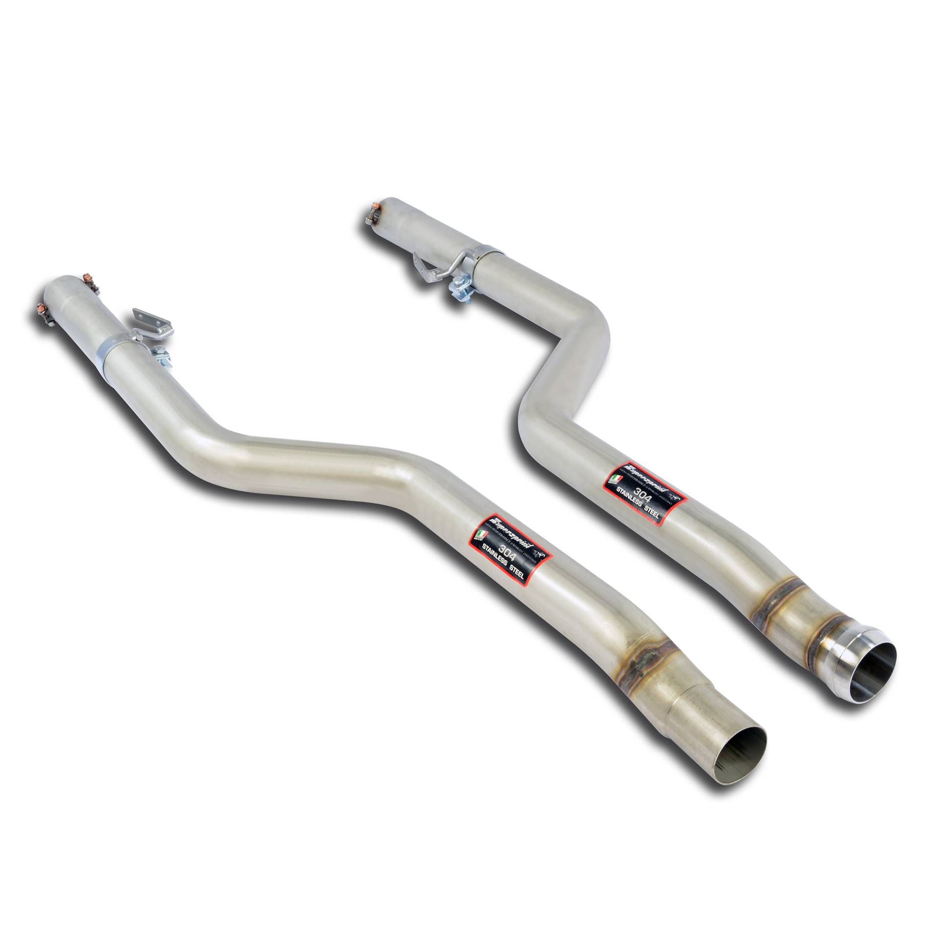 Front pipe kit Right - Left (Replaces catalytic converter)