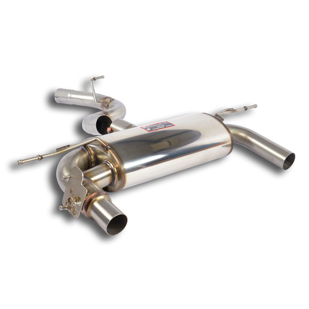 Rear exhaust with valve