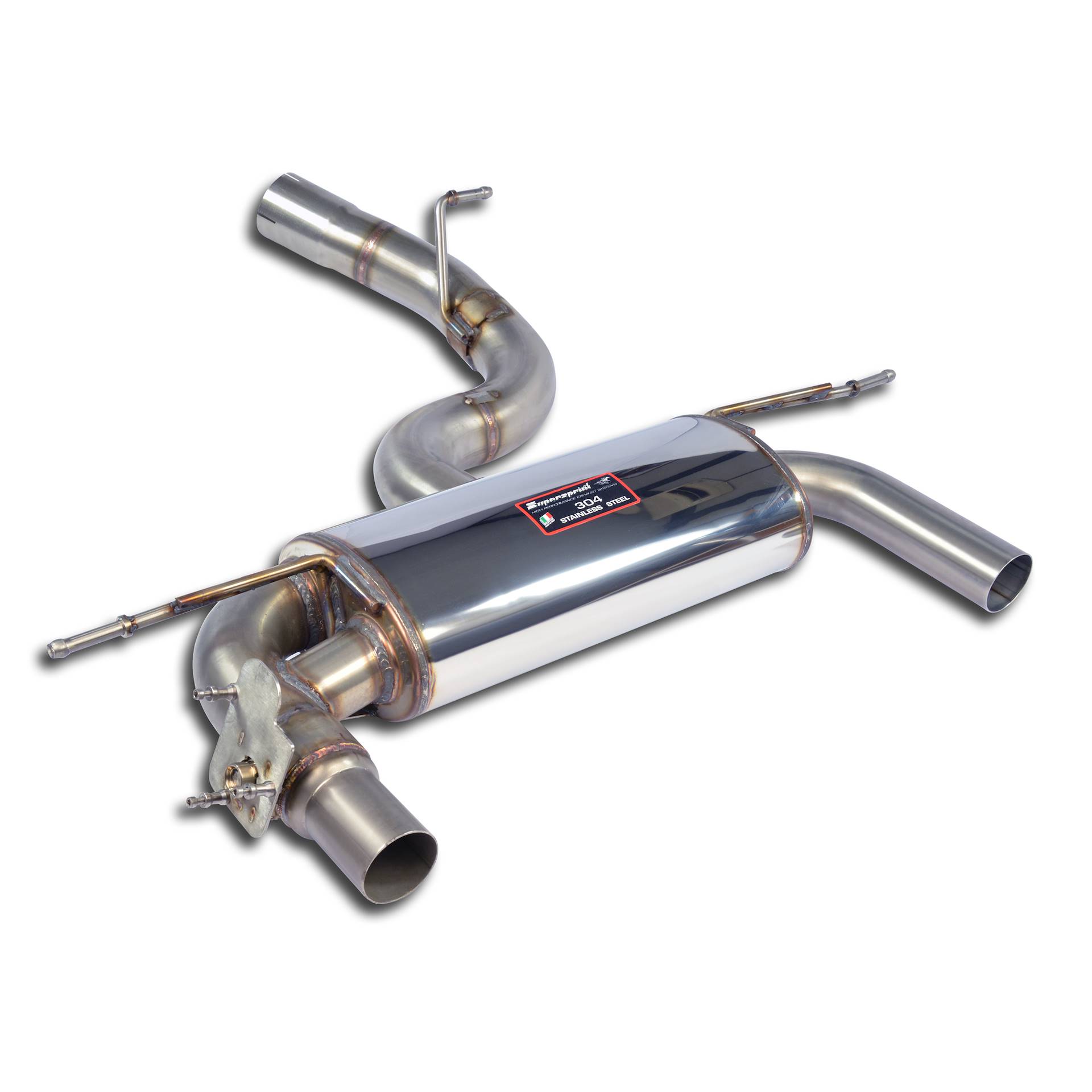 Rear exhaust with valve