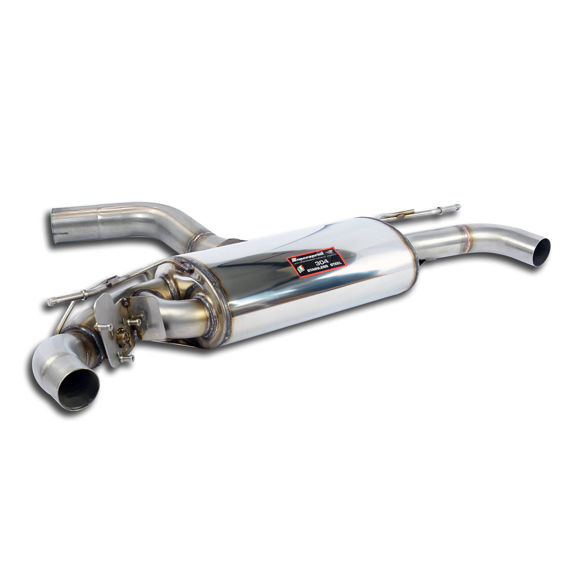 Rear exhaust with valve