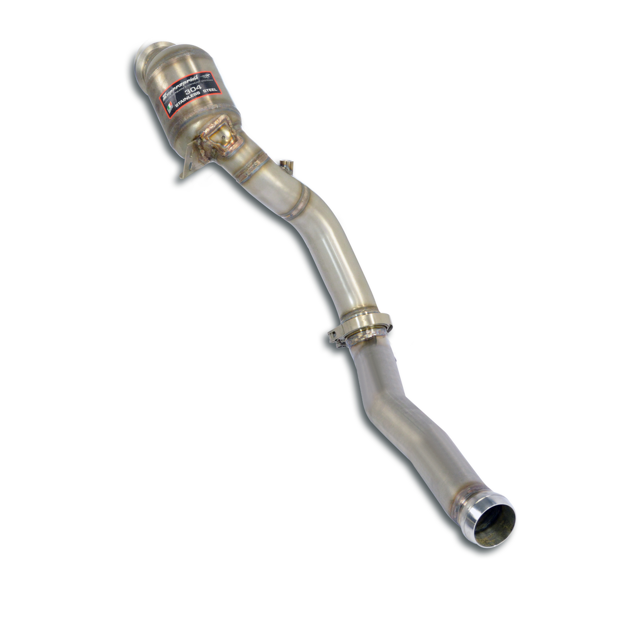 Downpipe Right + Metallic pre-catalytic converter (Replaces 2°catalytic converter) (RHD - LHD) 