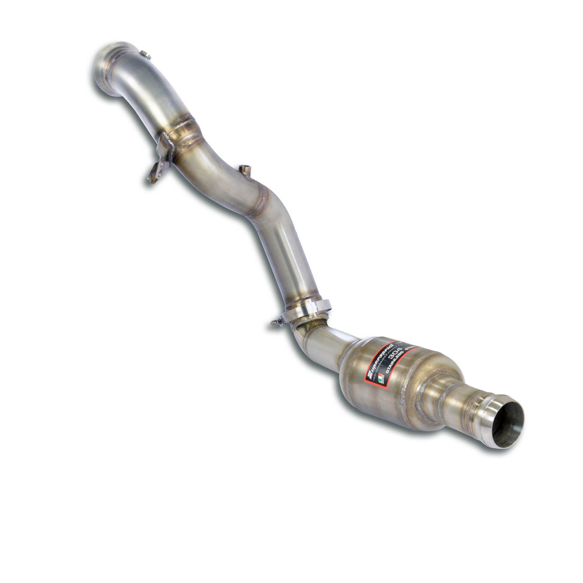 Downpipe Destro + catalizzatore metallico (Elimina pre-catalizzatore) (RHD - LHD) 