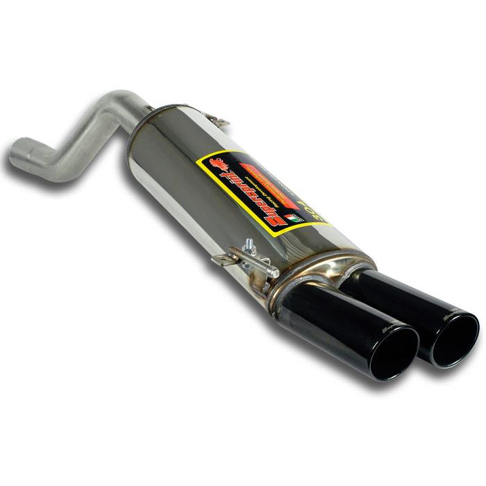 Rear exhaust OO80 Gun Metal Grey