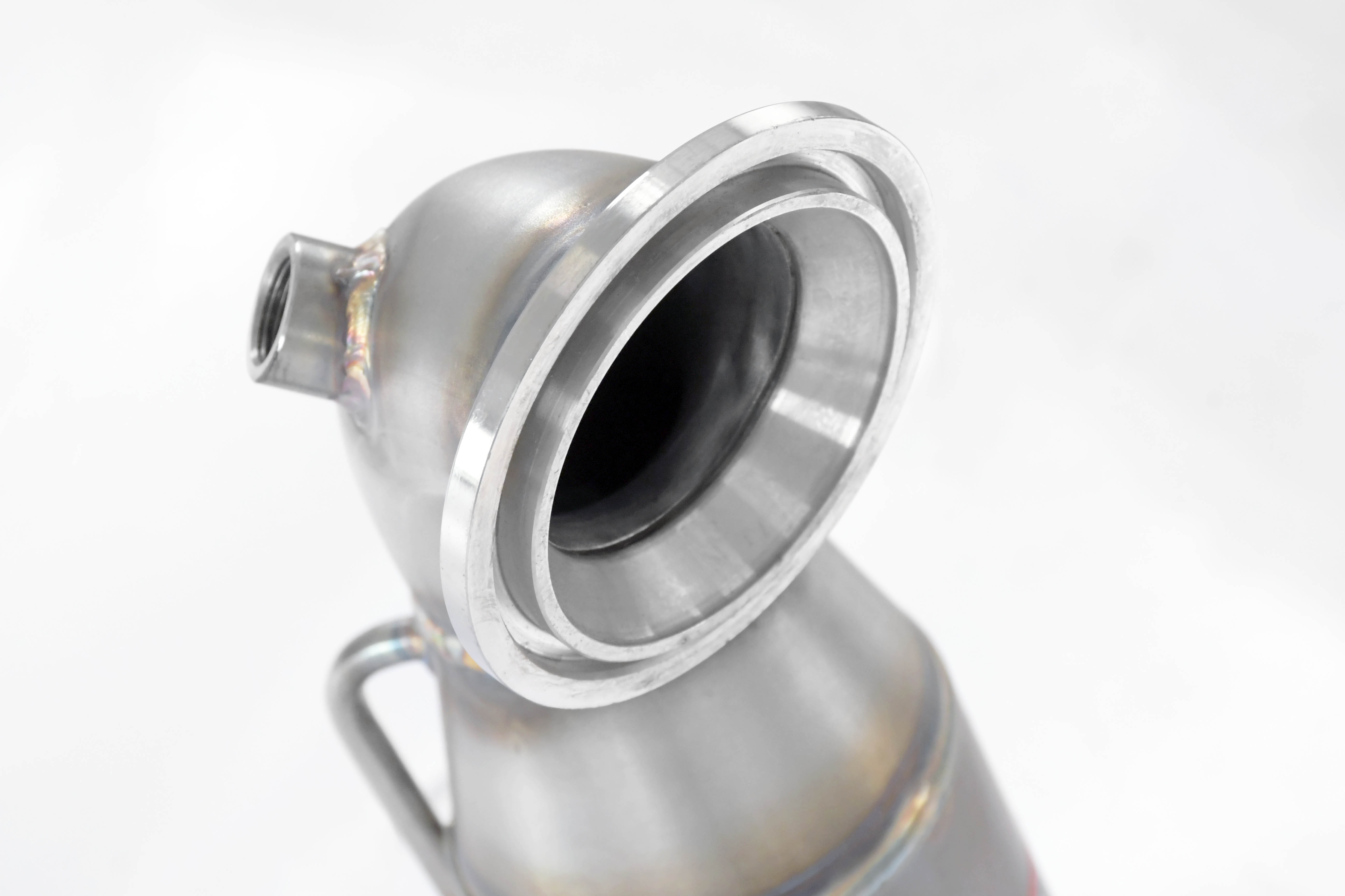 Downpipe + Sport Metallkatalysator 200CPSI Mit Sensorspund