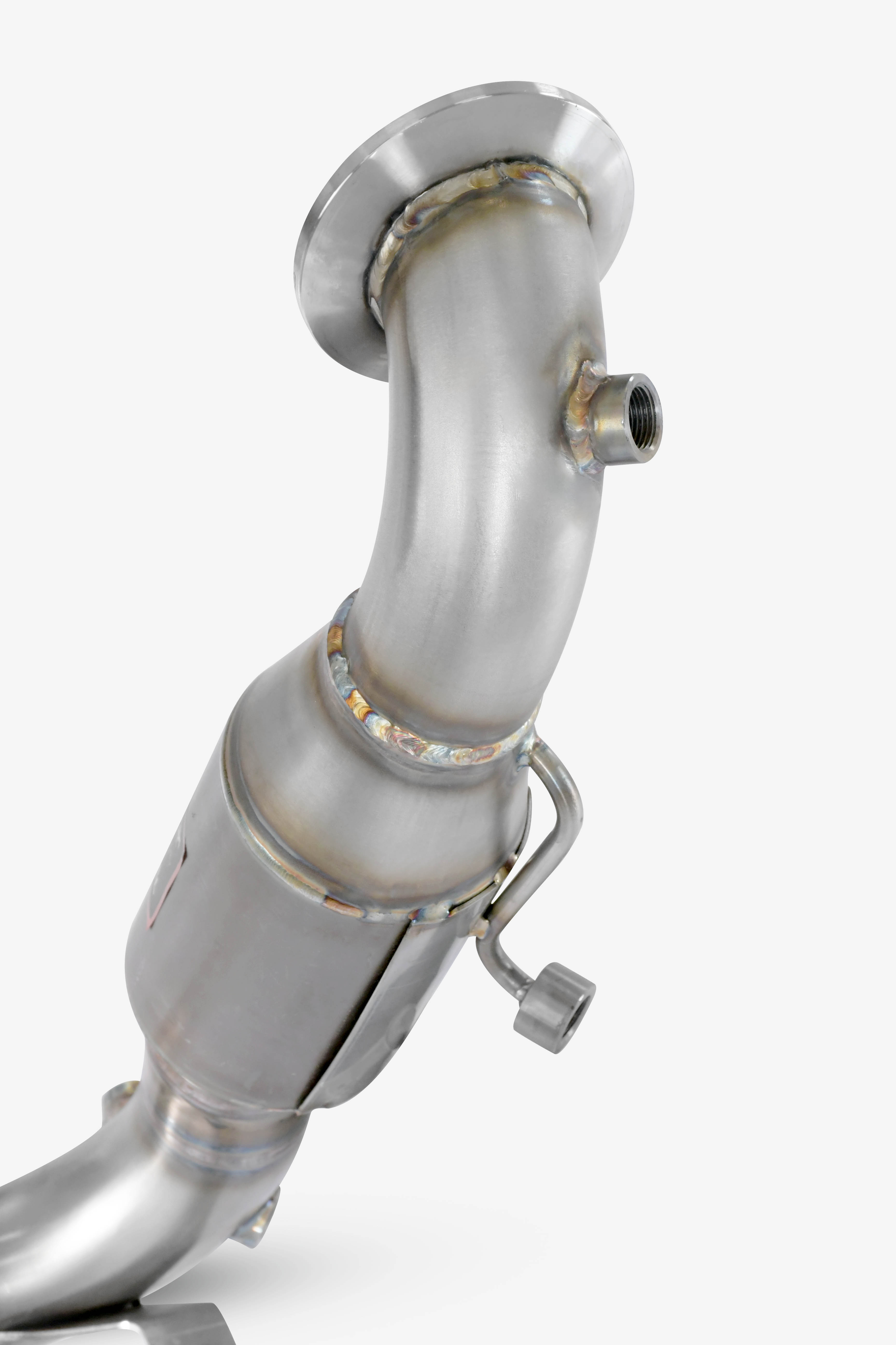Downpipe + Sport Metallkatalysator 200CPSI Mit Sensorspund
