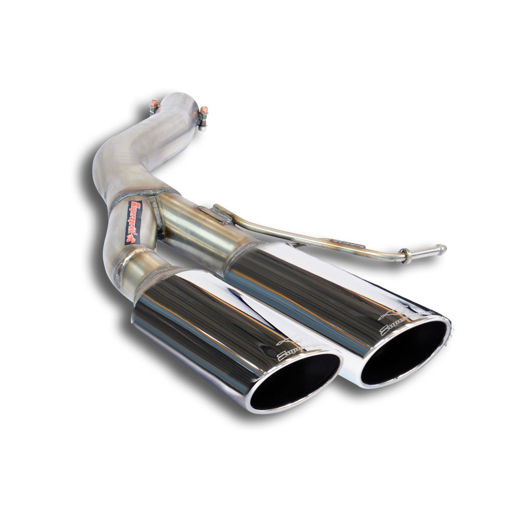 Rear pipe Left 100x75 (Muffler delete)