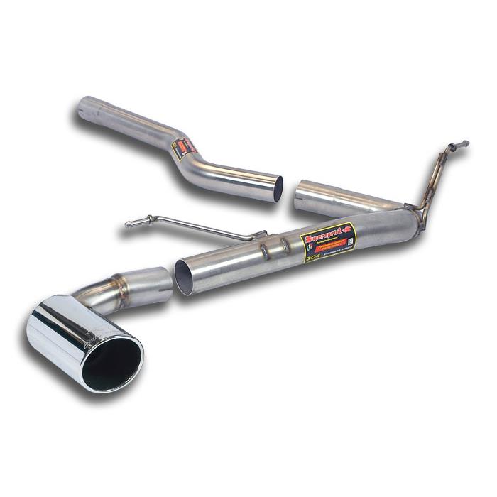 Connecting pipe + rear pipe O90 (Muffler delete)