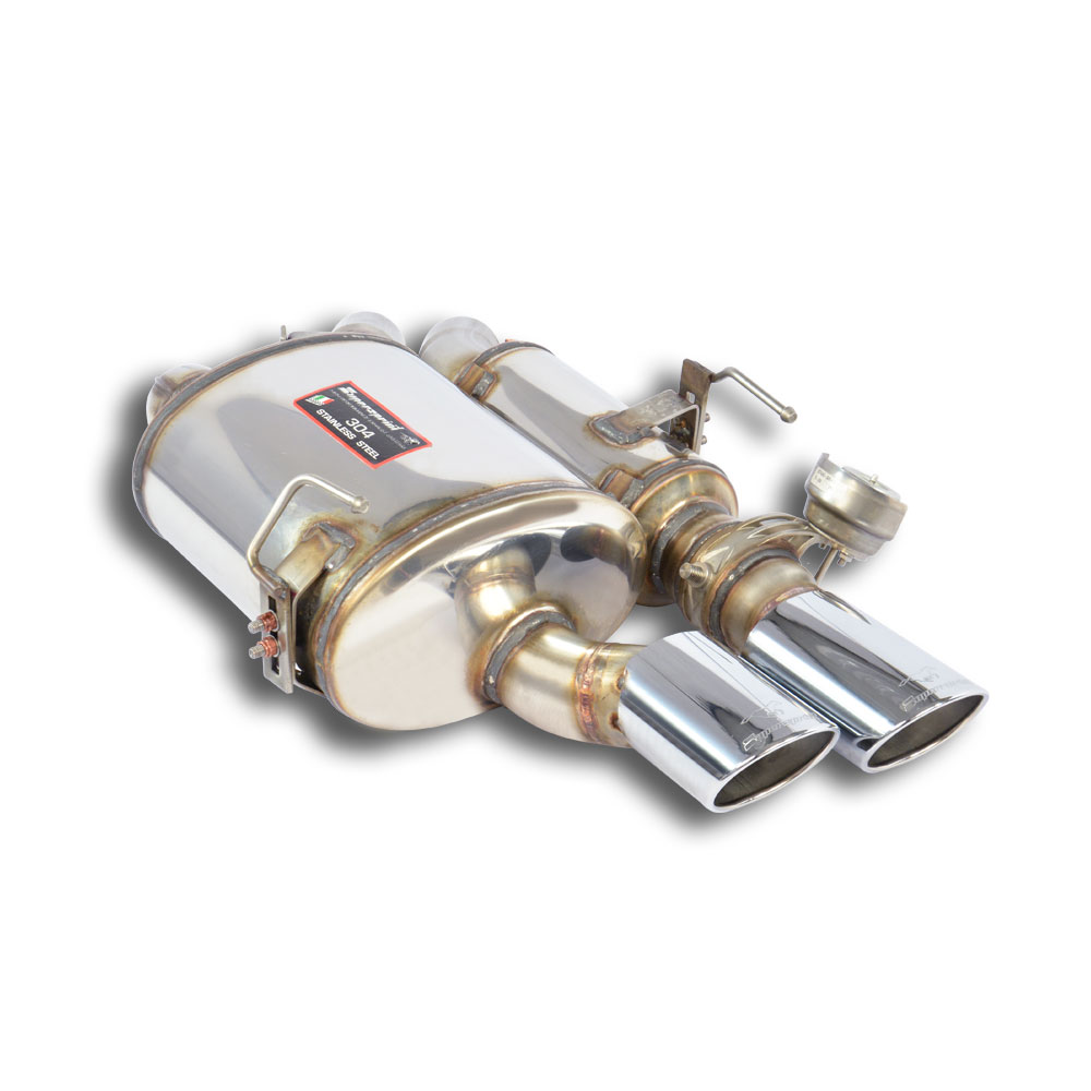 Rear exhaust 100x75 with valve