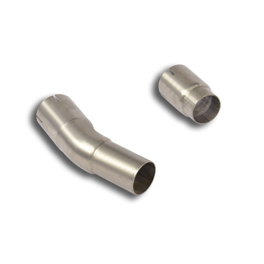 Connecting pipes kit for OEM centre exhaust