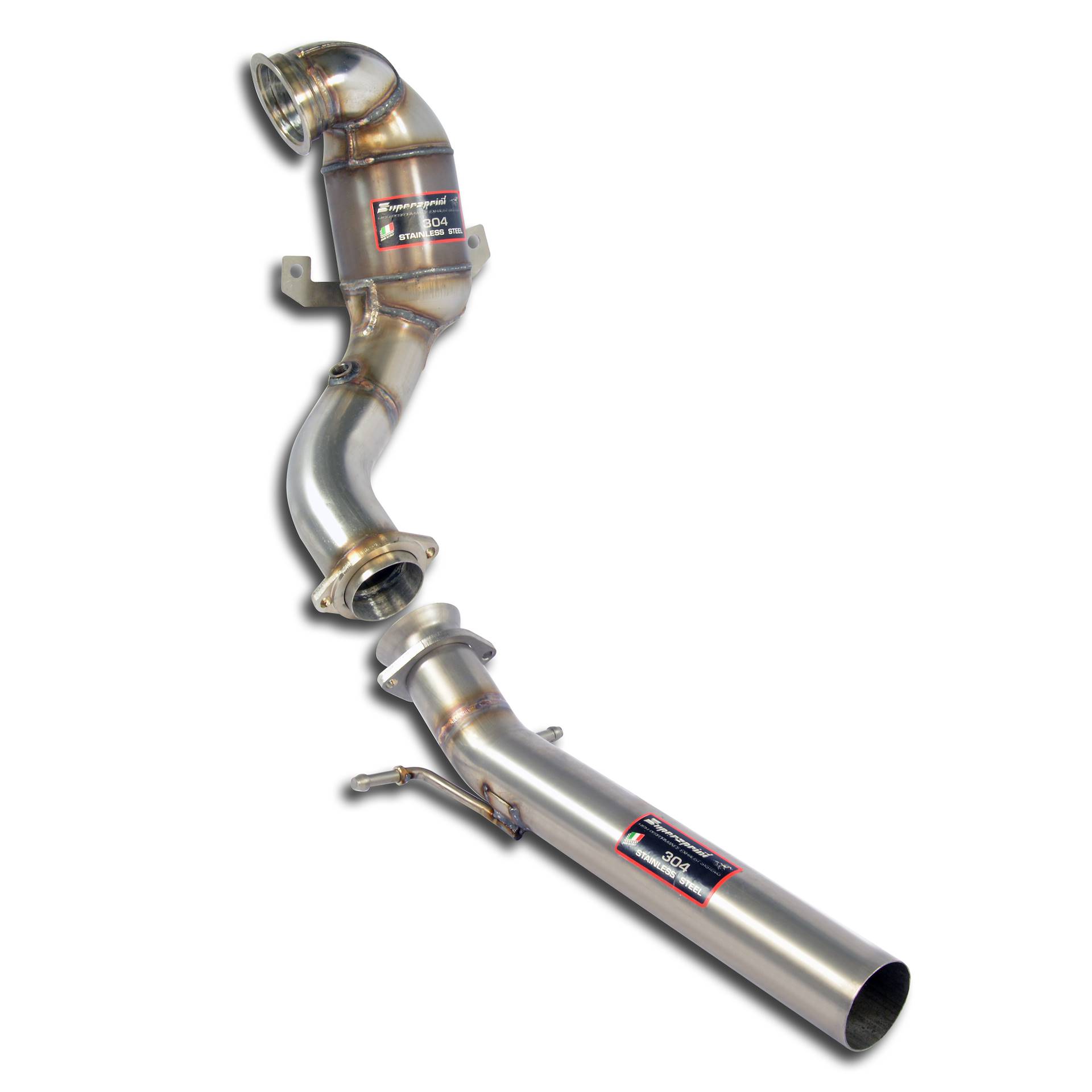 Turbo downpipe kit mit Sport Metallkatalysator 200 CPSI