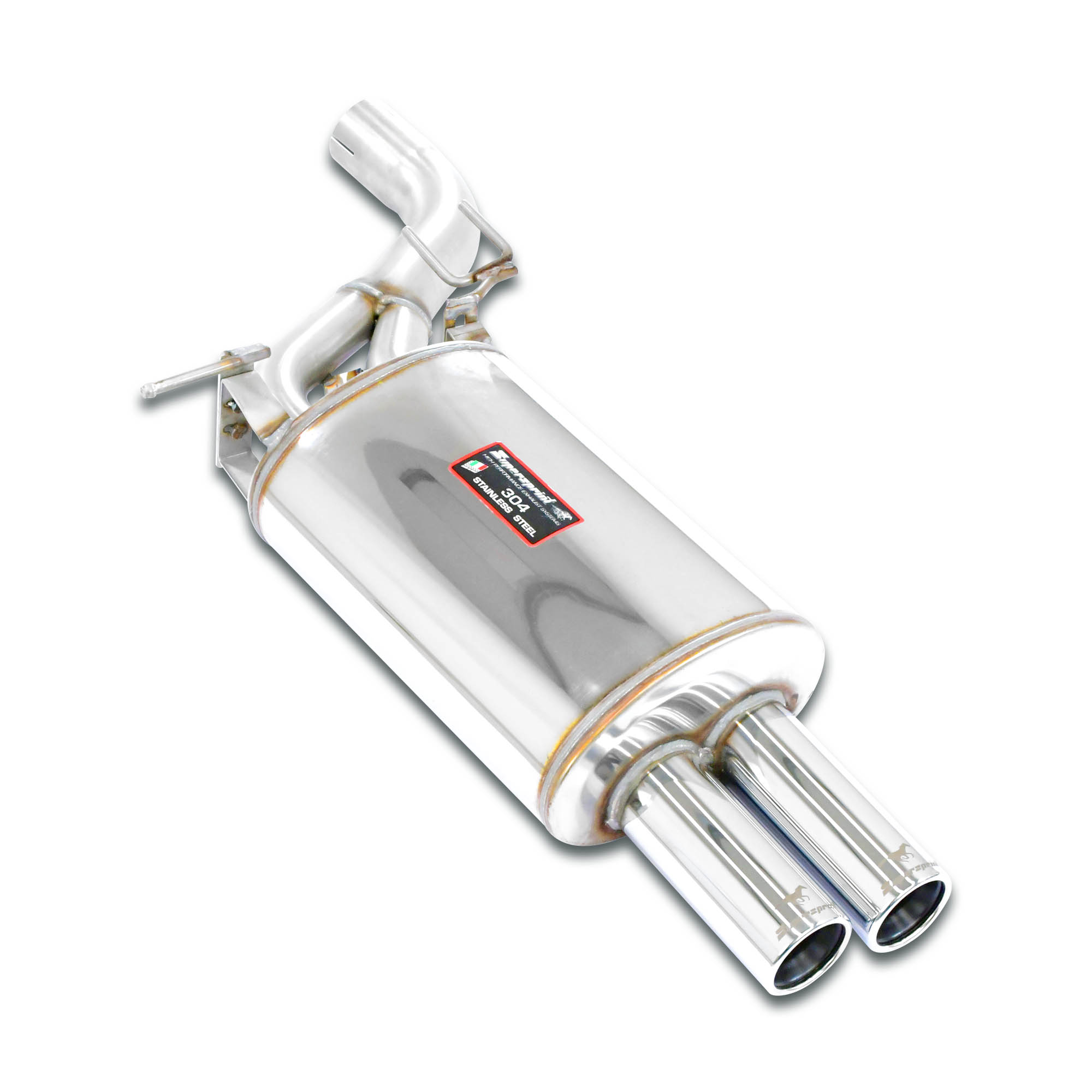 Rear exhaust OO76 (For M - Technik kit, double exit)