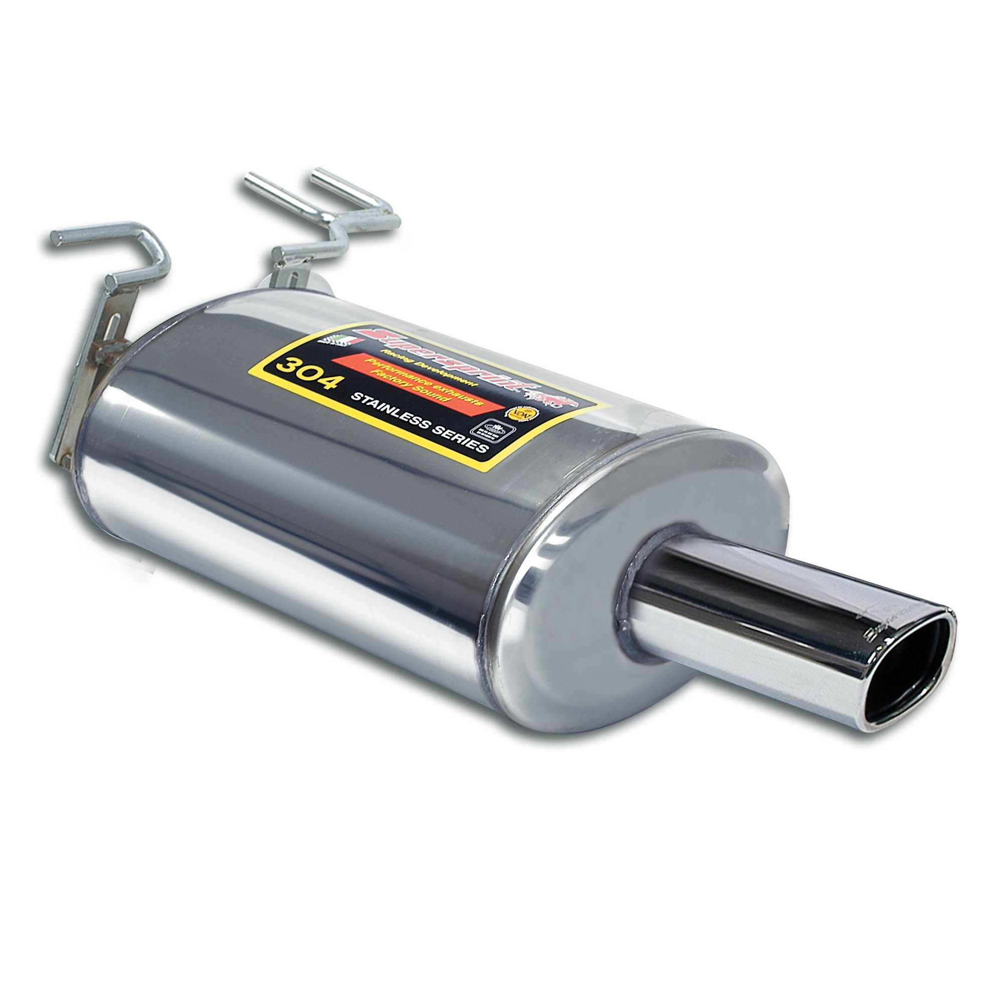 Rear exhaust 95x75 (For OEM rear bumper)
