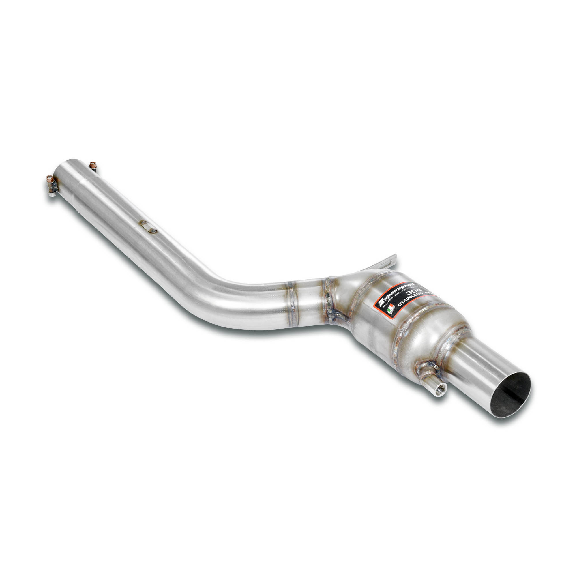 Front Metallic catalytic converter Left 