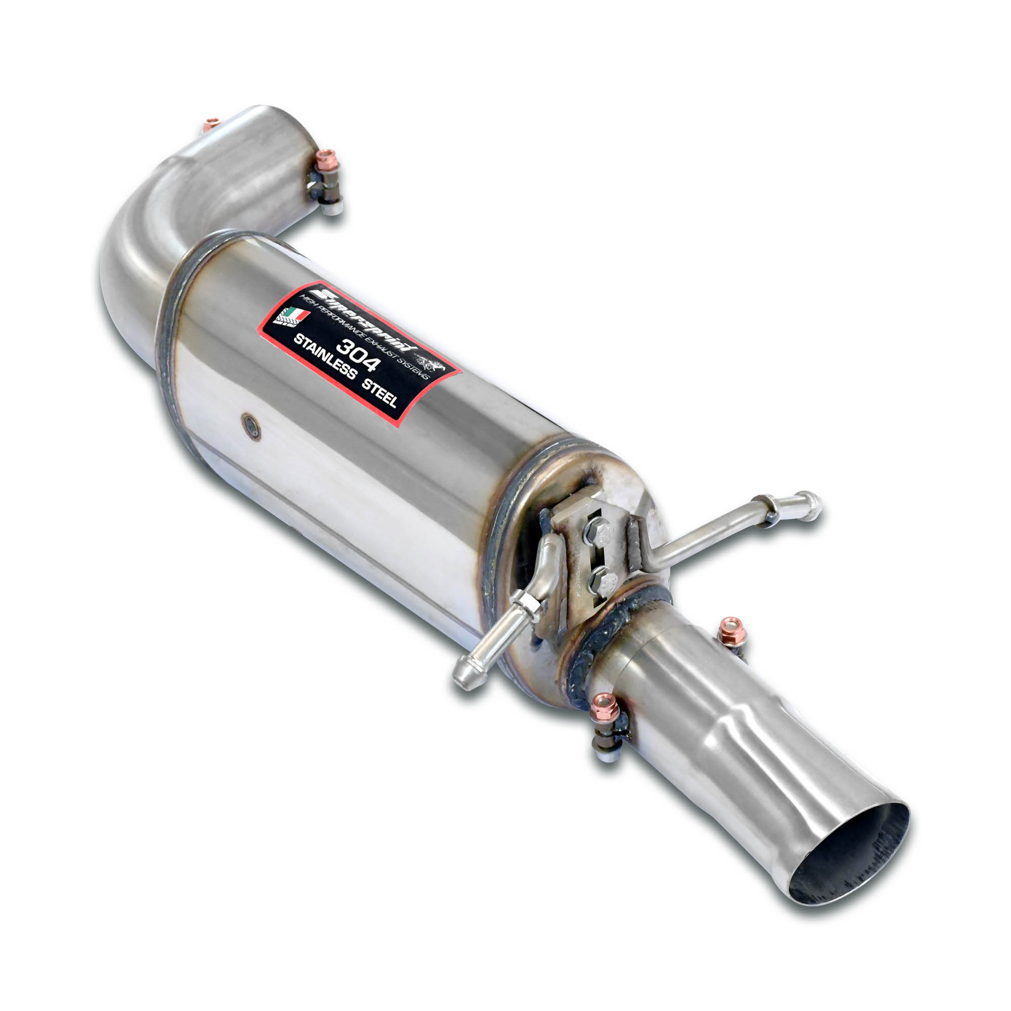 Rear exhaust Left Racing