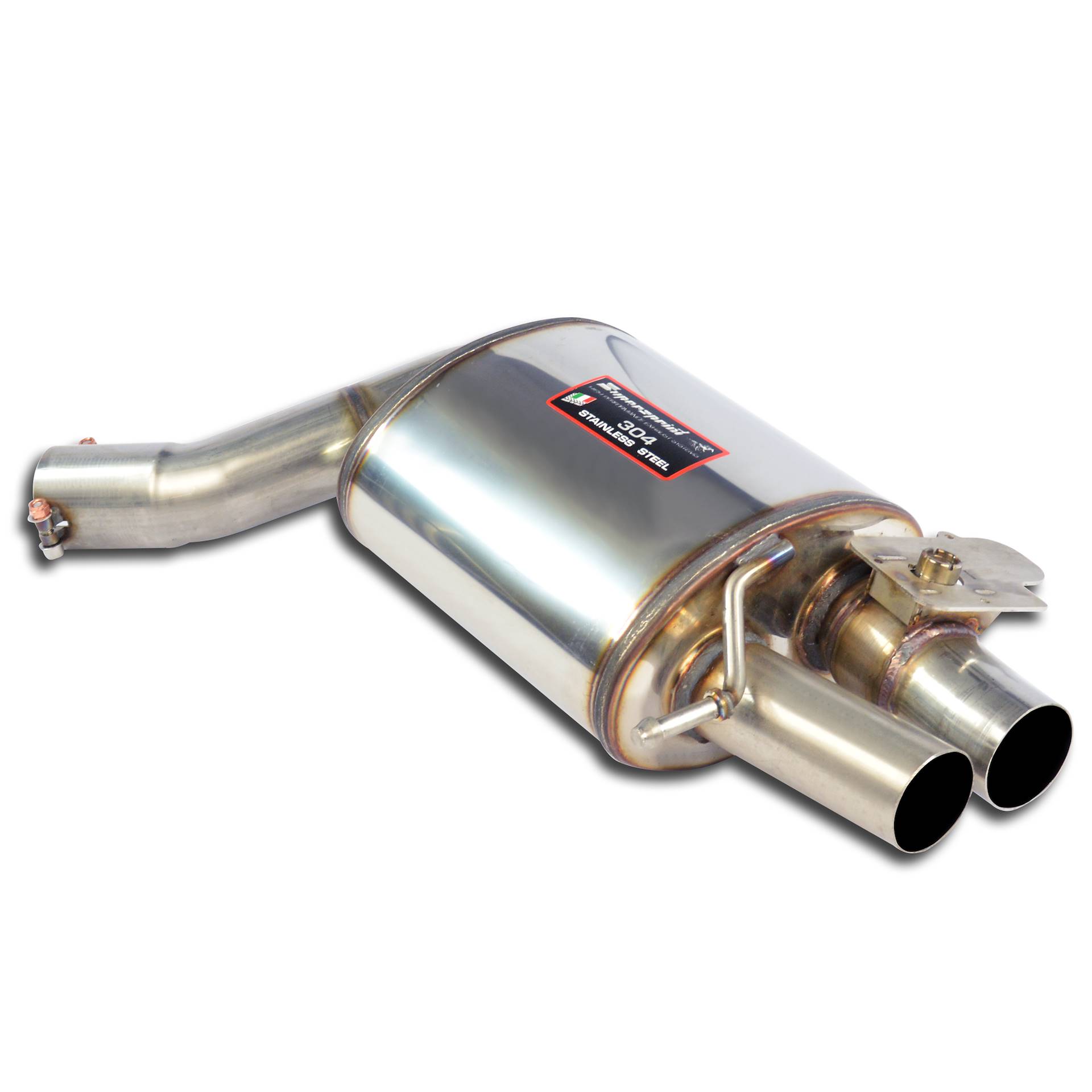 Rear exhaust Right with valve (For OEM end pipe)