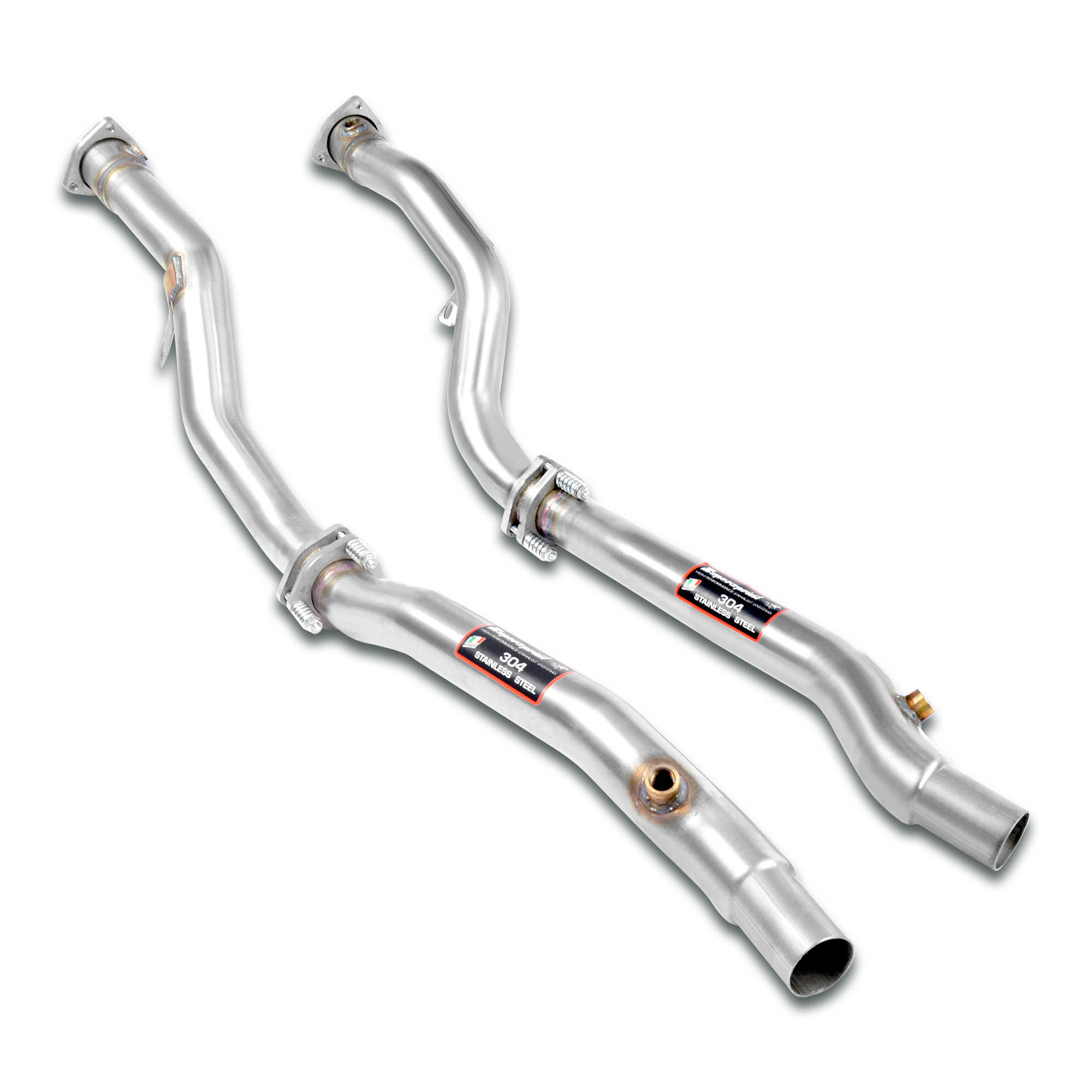Downpipe kit Right + Left (Replaces catalytic converter)