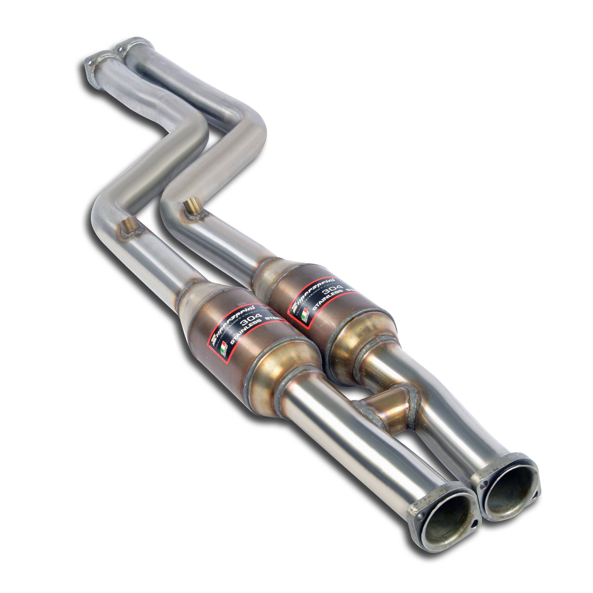 Anteriore H-Pipe con catalizzatore metallico Destro - Sinistro