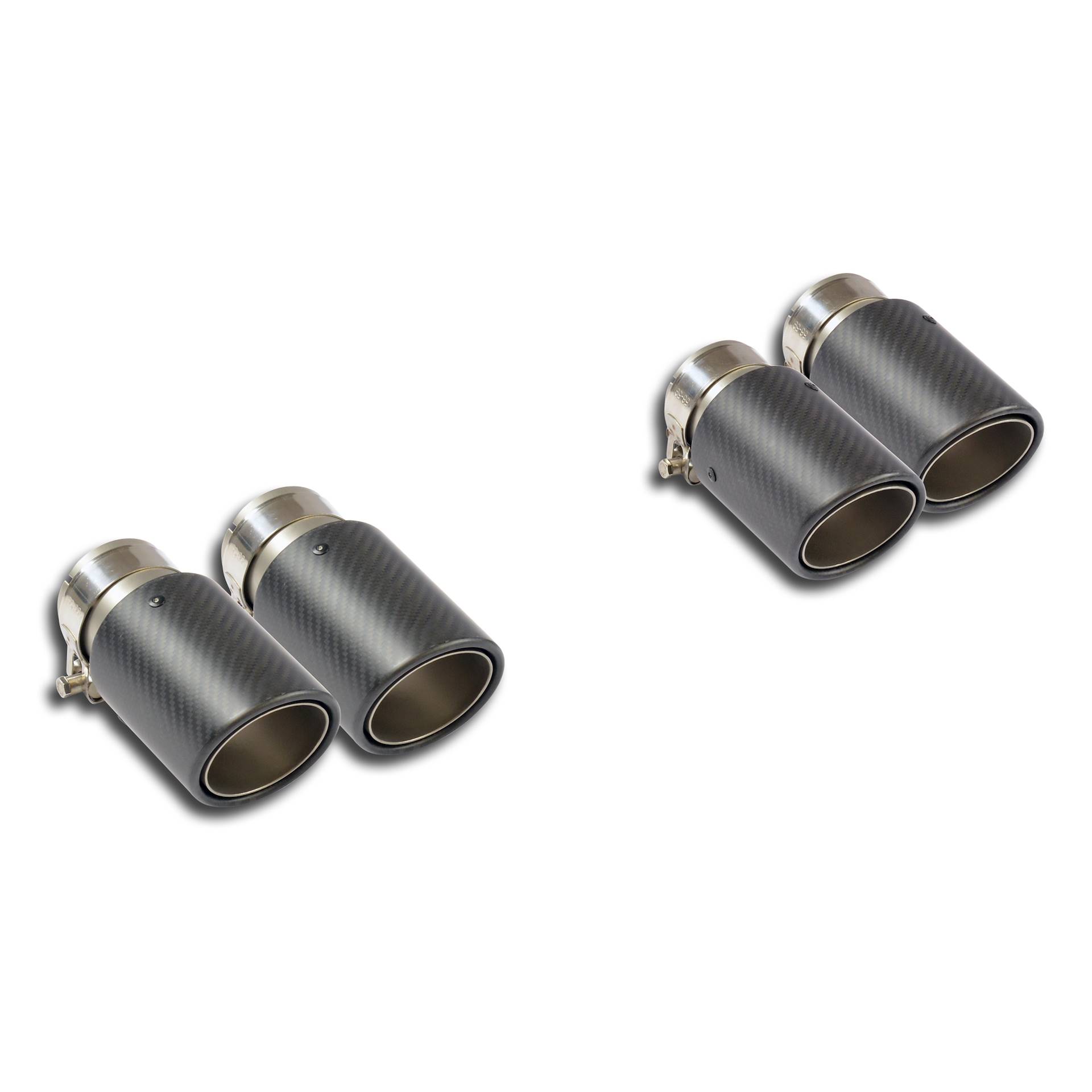 Endpipe kit Right OO100 - Left OO100  carbon