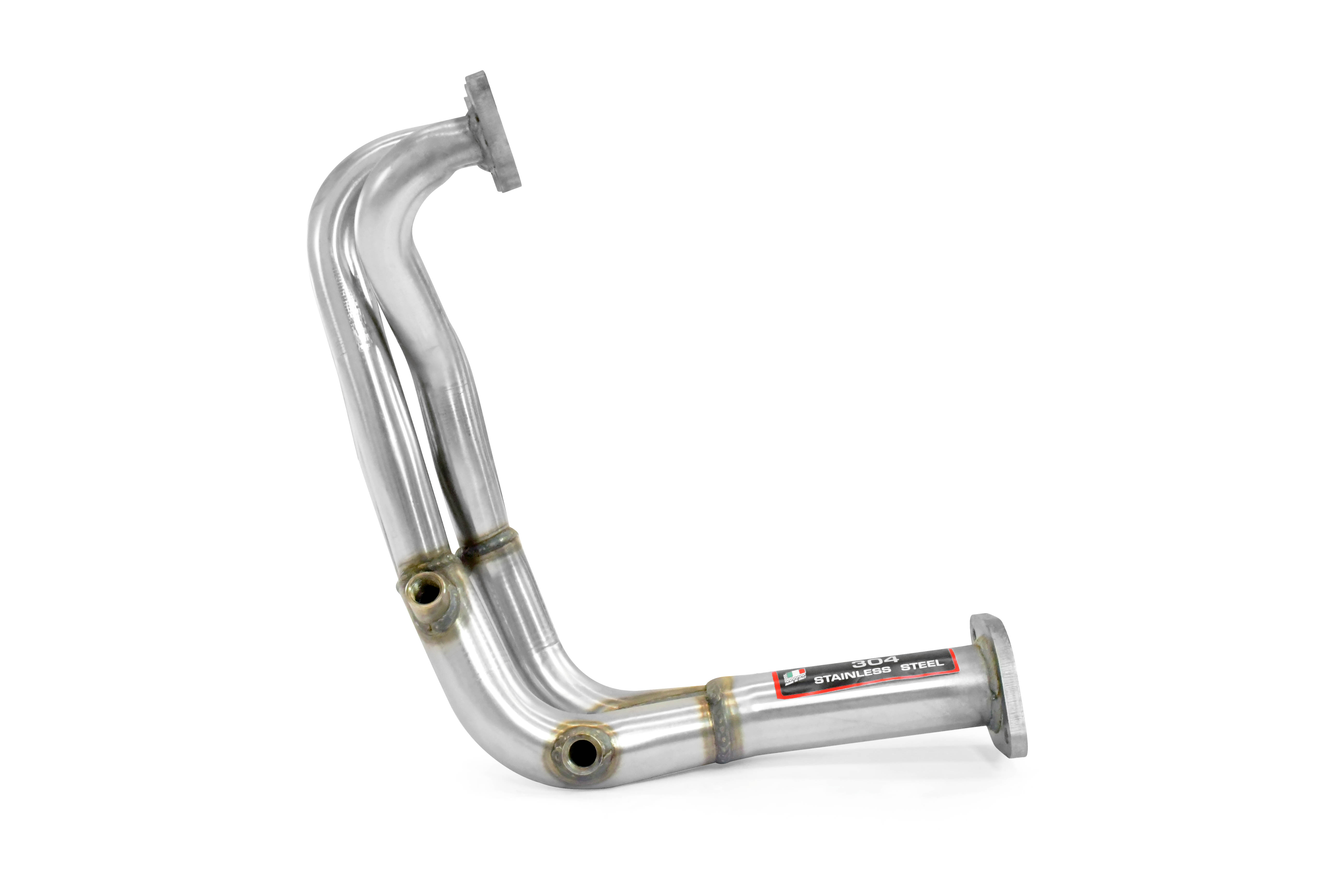 Manifold Stainless steel<br>(Replaces OEM catalytic converter)<strong><span style="color:#ea0000;">Race package<br>Available through:<br /> <a href="https://www.supersprint.com/fr-fr/distributeurs.aspx" target="_blank">RC Sport France<br /> click here</a>