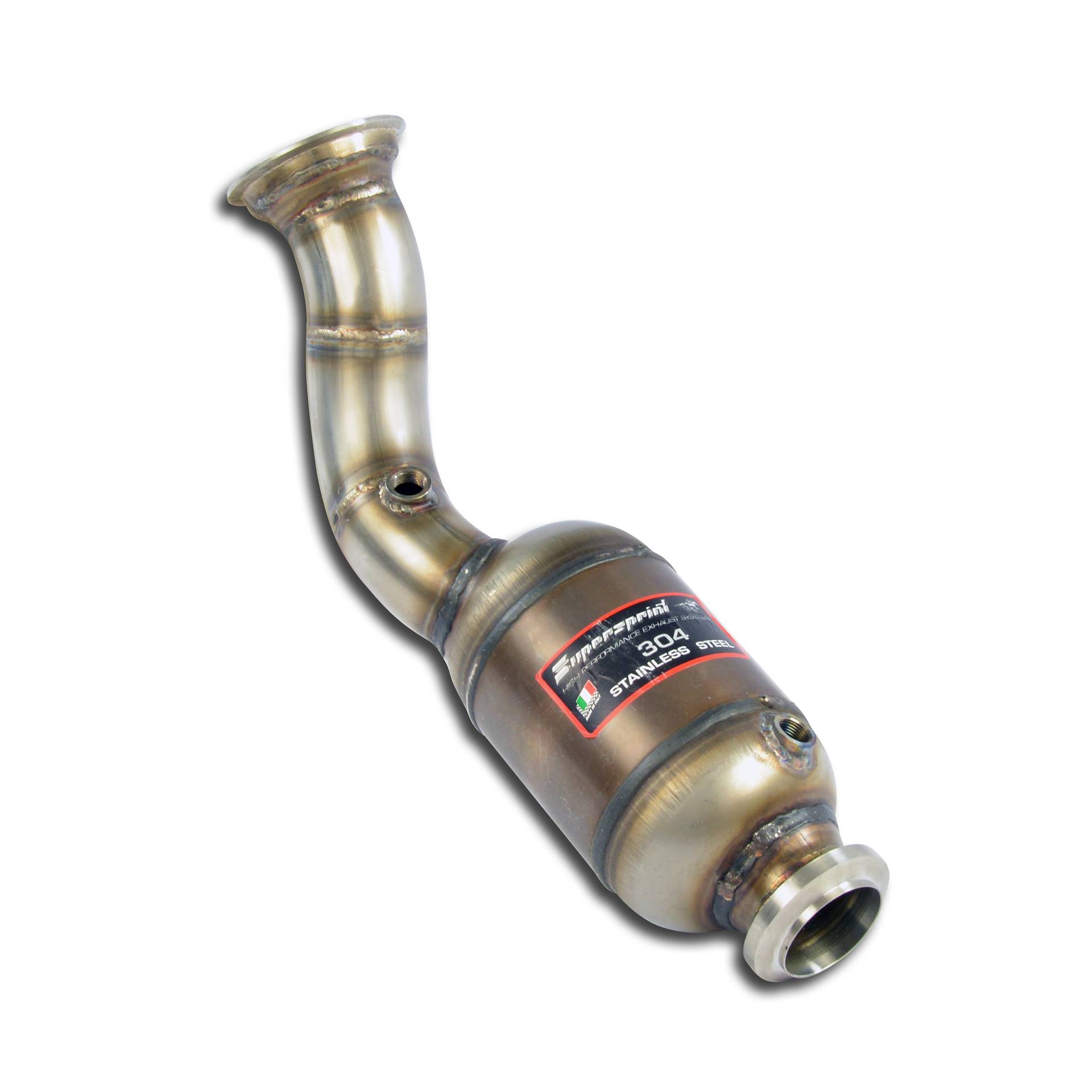 Downpipe Sinistro + catalizzatore metallico
