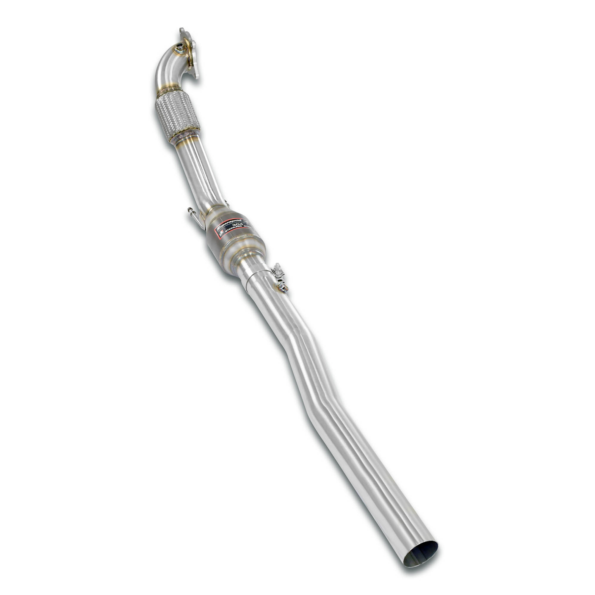 Turbo downpipe kit with Metallic catalytic converter 200CPSI Ø130mm