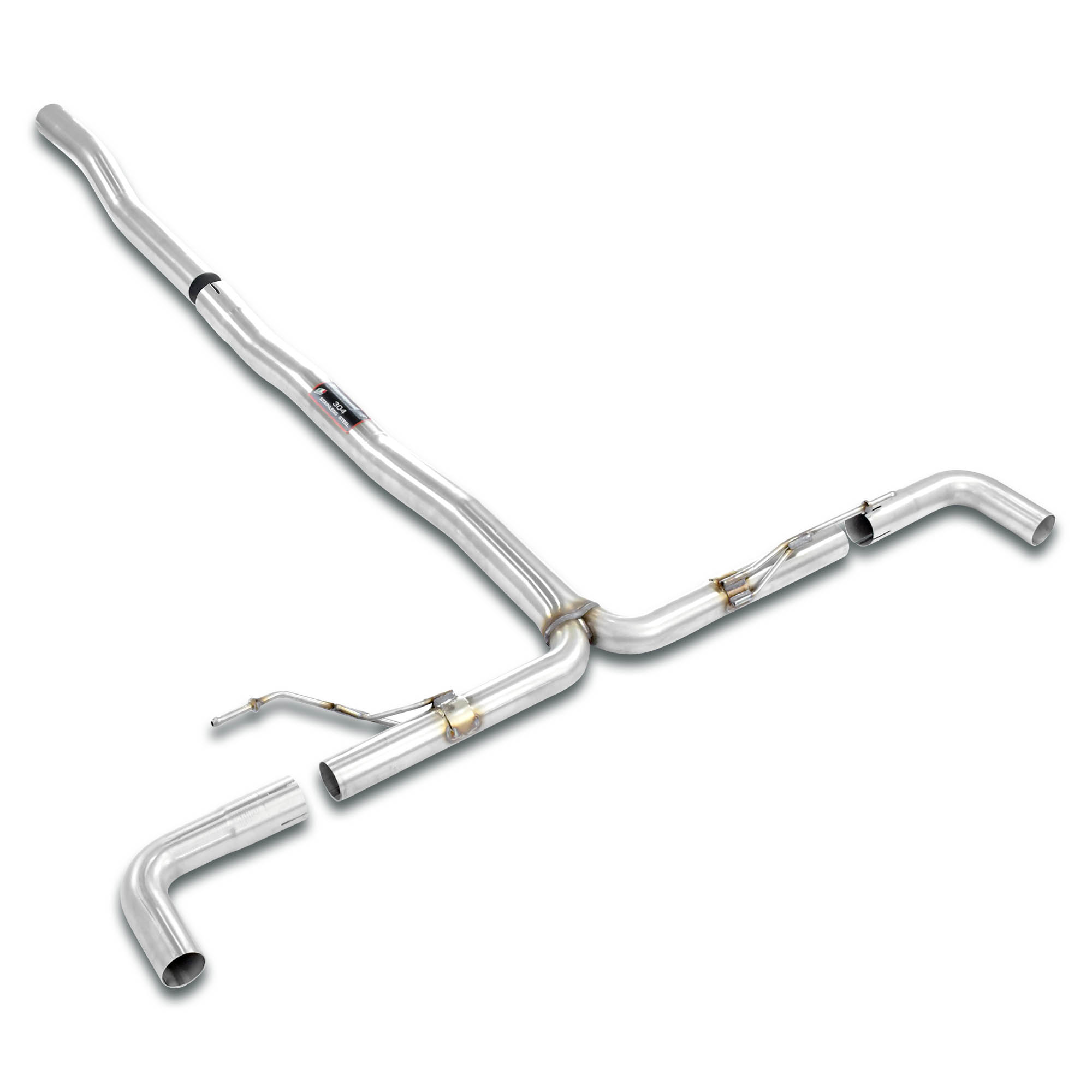 Rear pipe Y-Pipe Right - Left (Muffler delete)