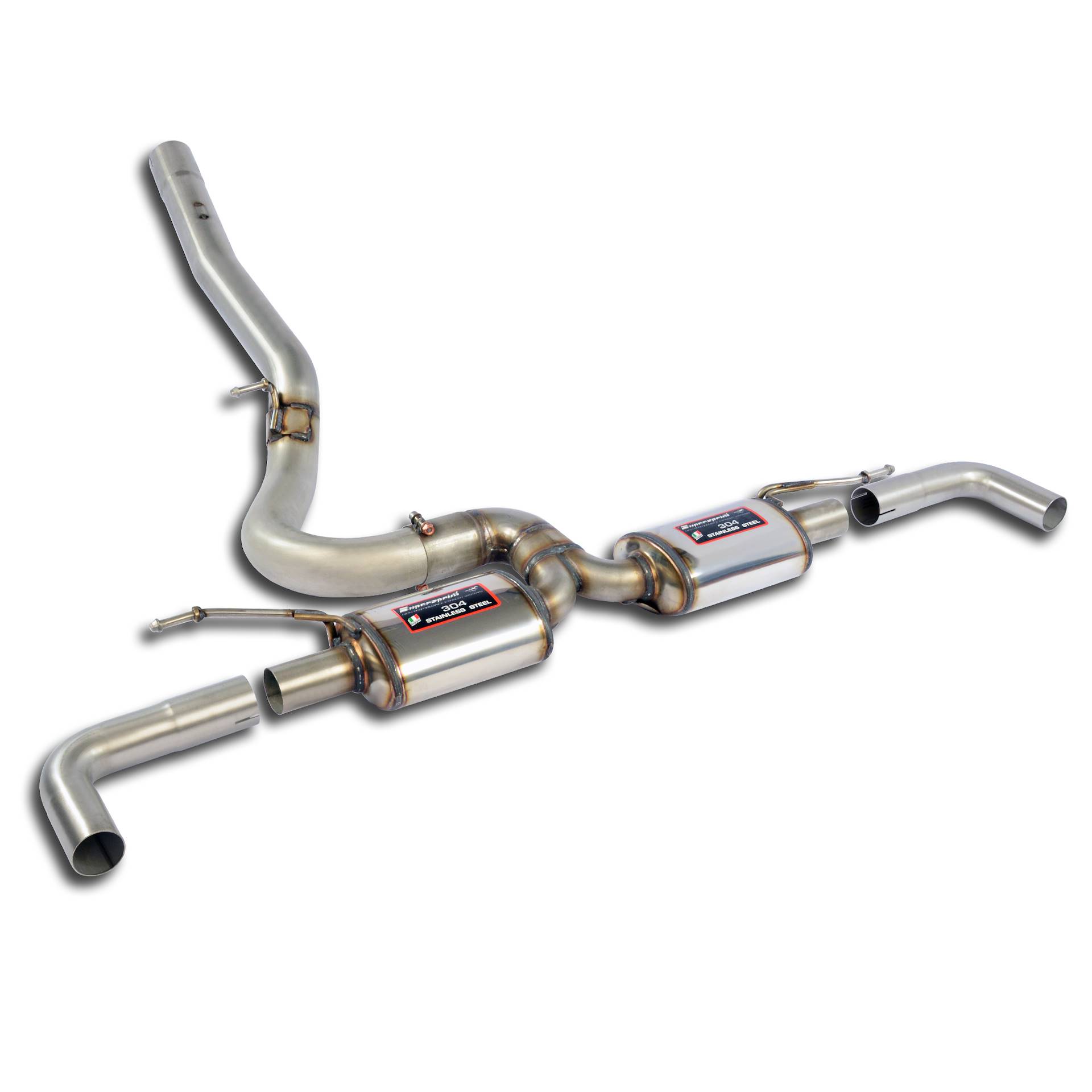Rear exhaust Right - Left Sport