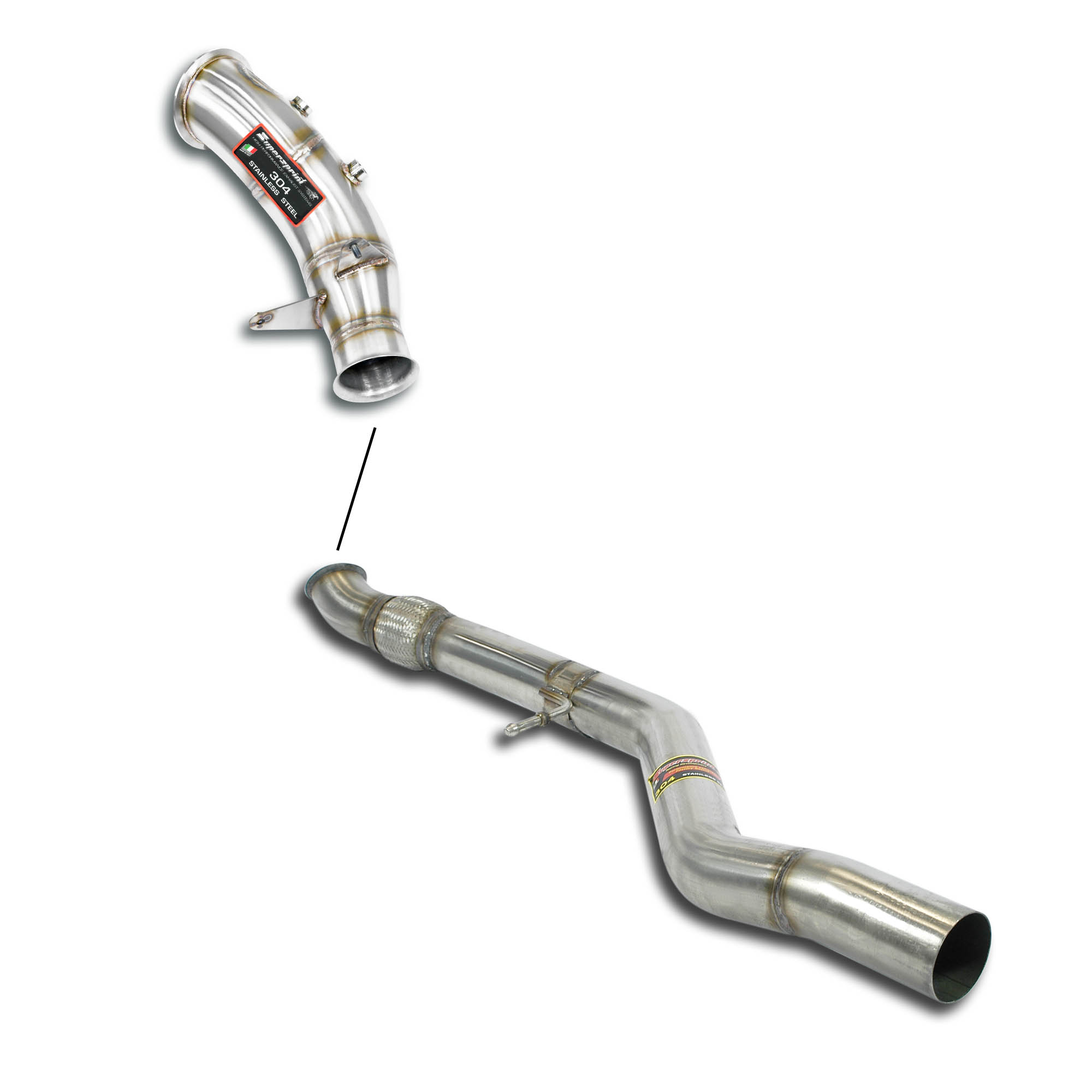 Track performance pack for OEM Cat-back / M Performance kit