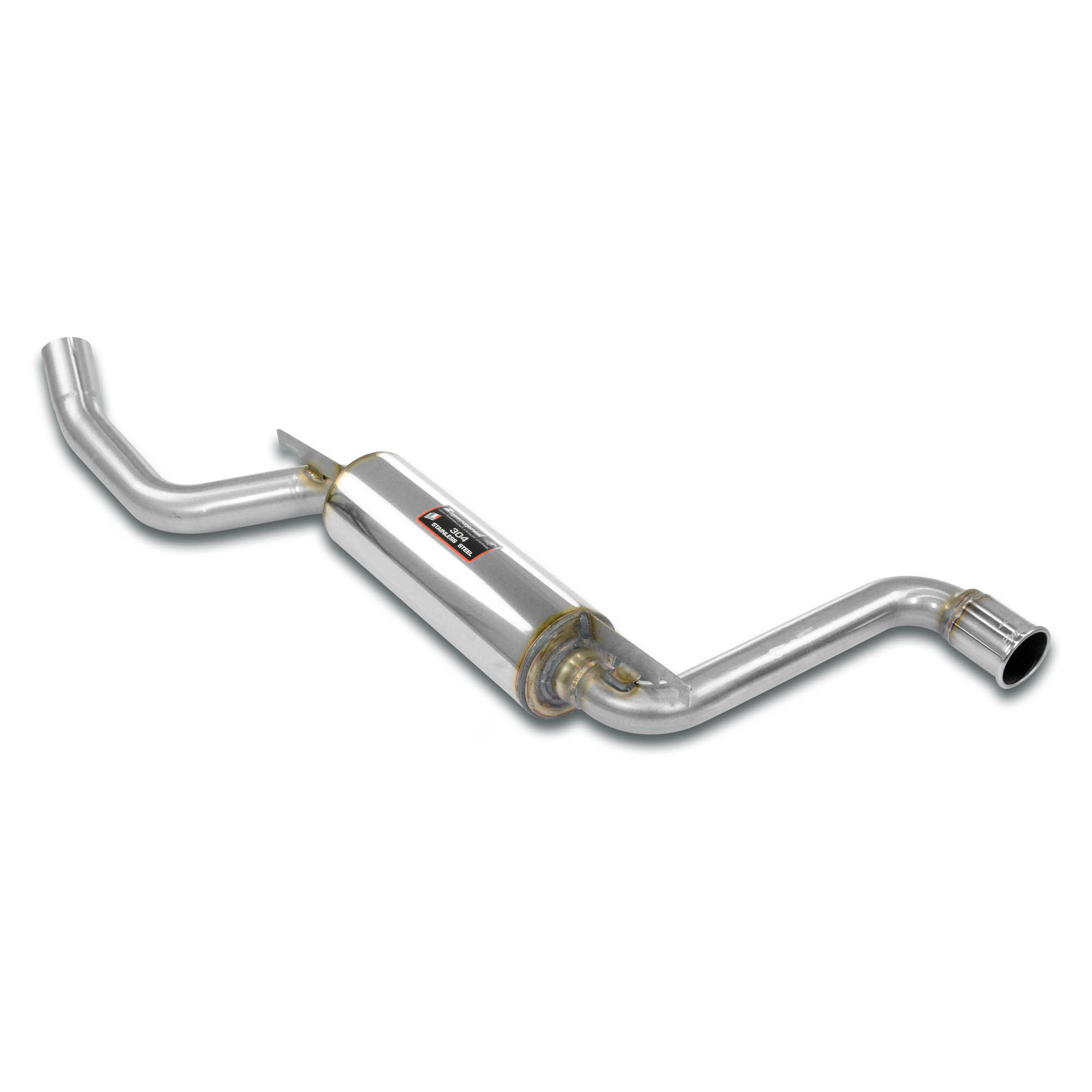 Rear exhaust S-Bend Right Ø70