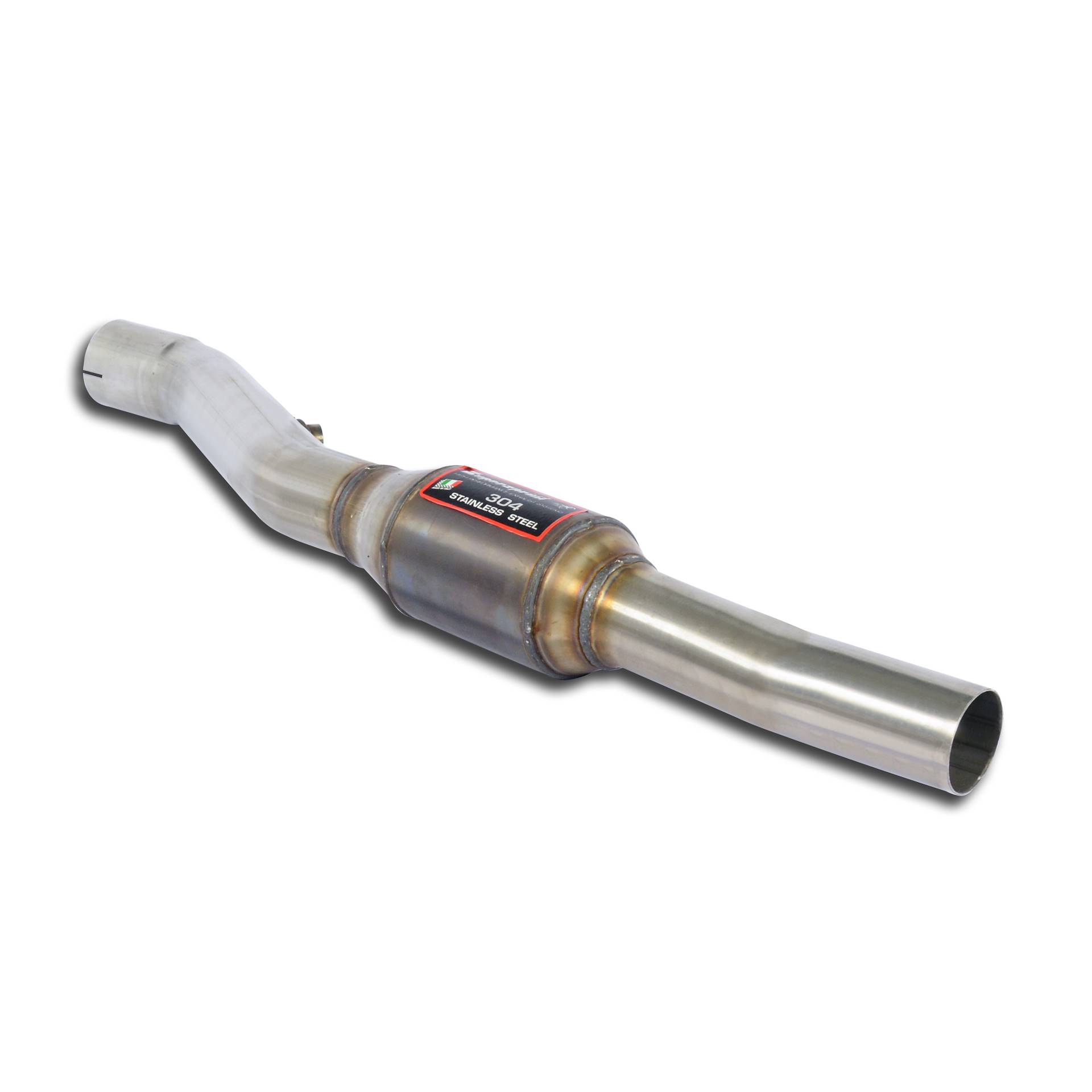 Anteriore con catalizzatore metallico destro 100 CPSI