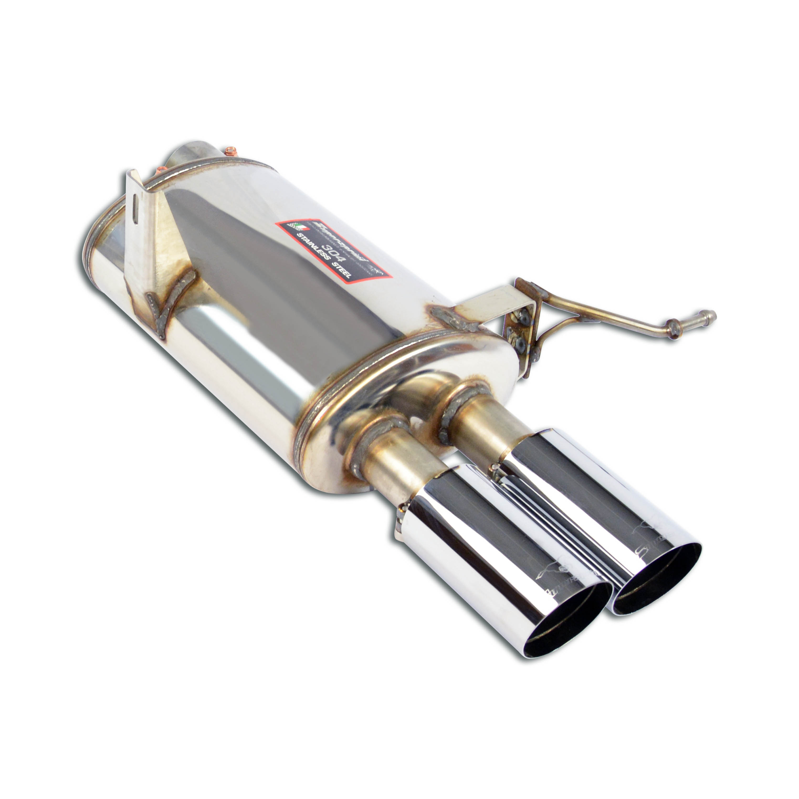 Rear exhaust Left Racing OO80