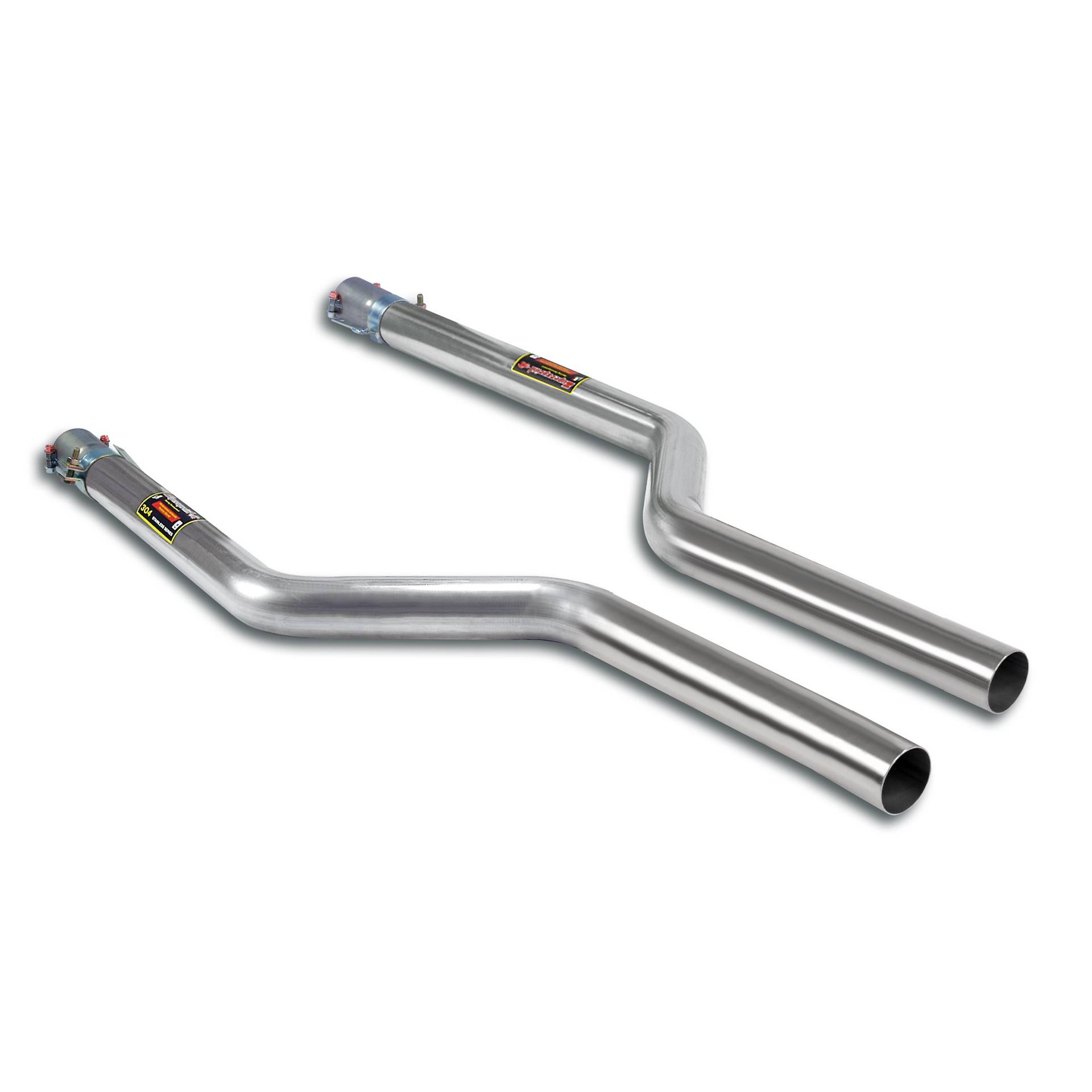 Front pipes kit Right - Left (Replaces catalytic converter)