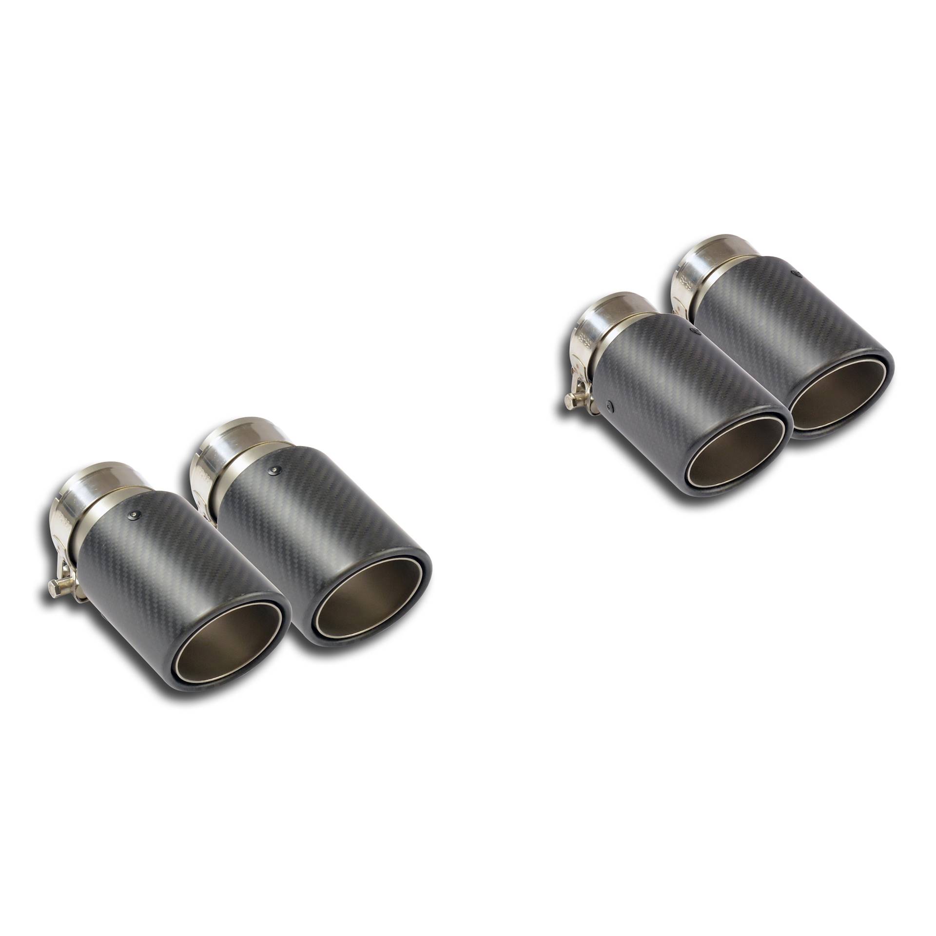 Endpipe kit Right OO90 - Left OO90 carbon