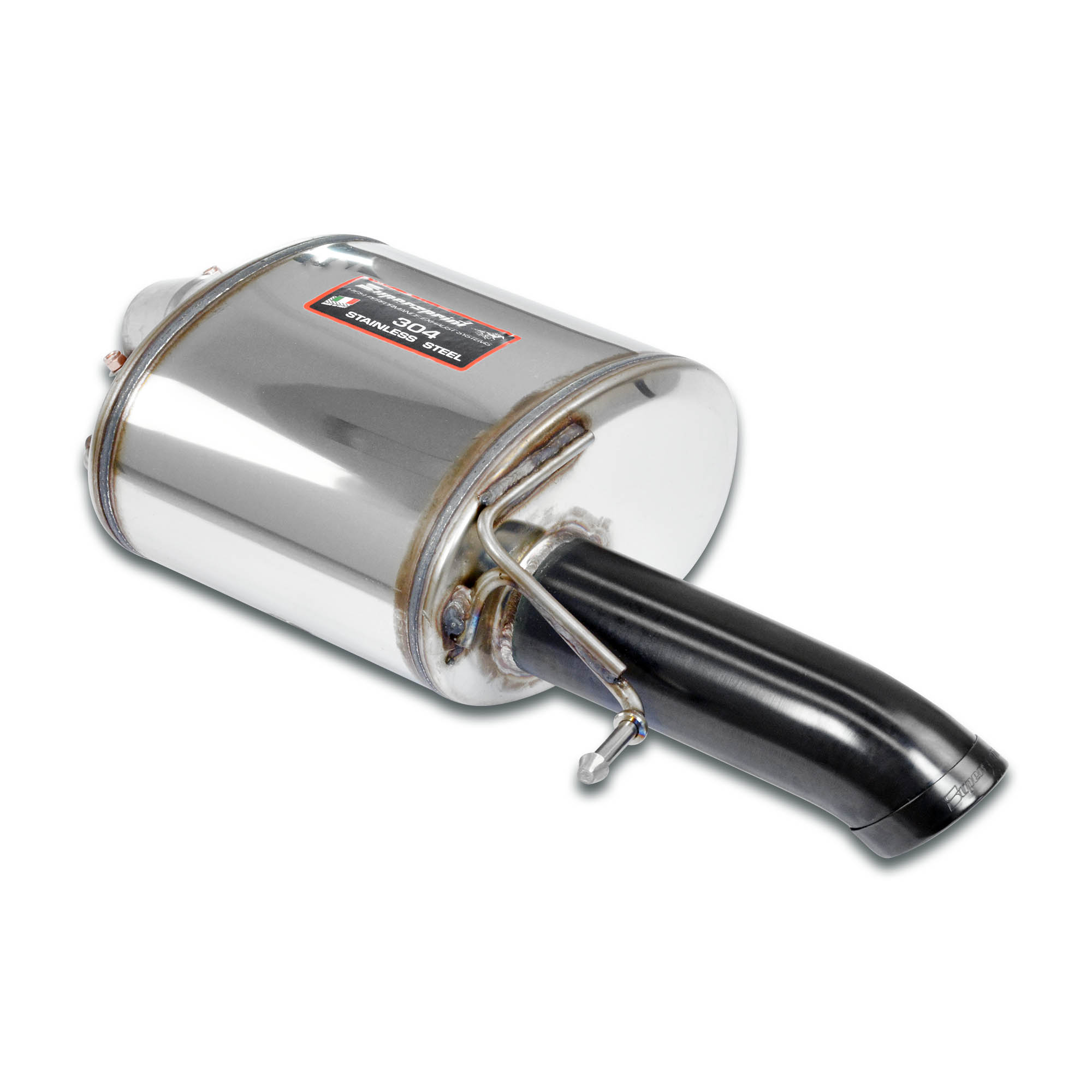 Scarico posteriore sinistro Gun Metal Grey O80