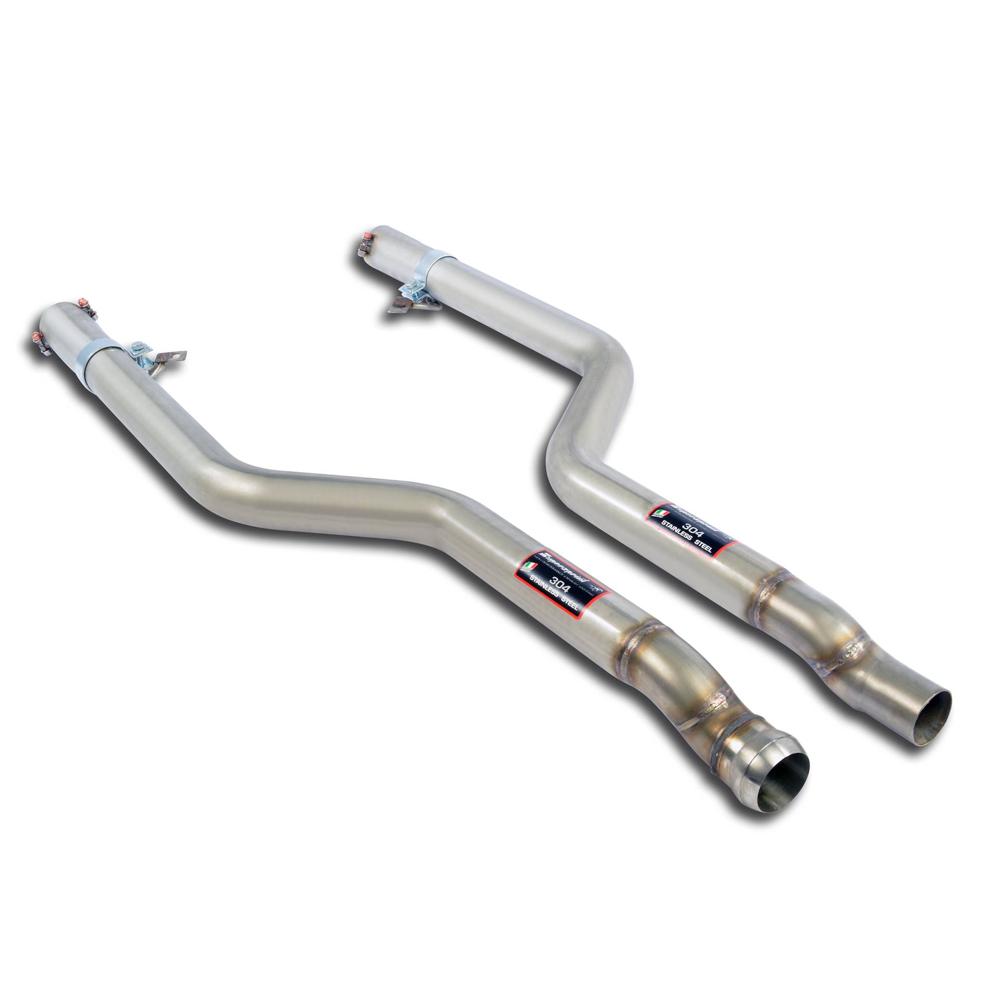 Front pipe kit Right - Left (Replaces catalytic converter)