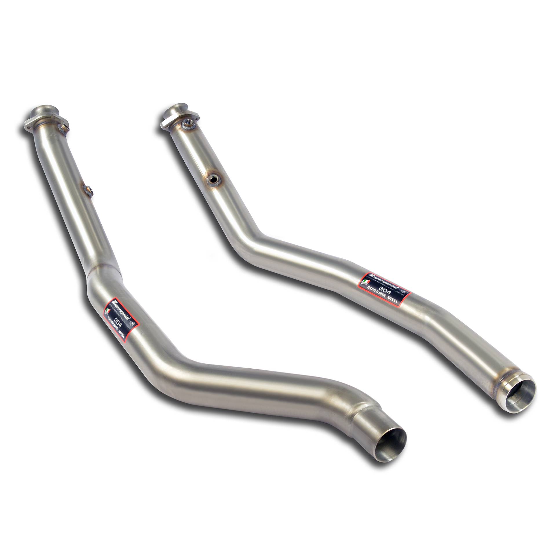 Turbo downpipe kit Right - Left (Replaces catalytic converter)
