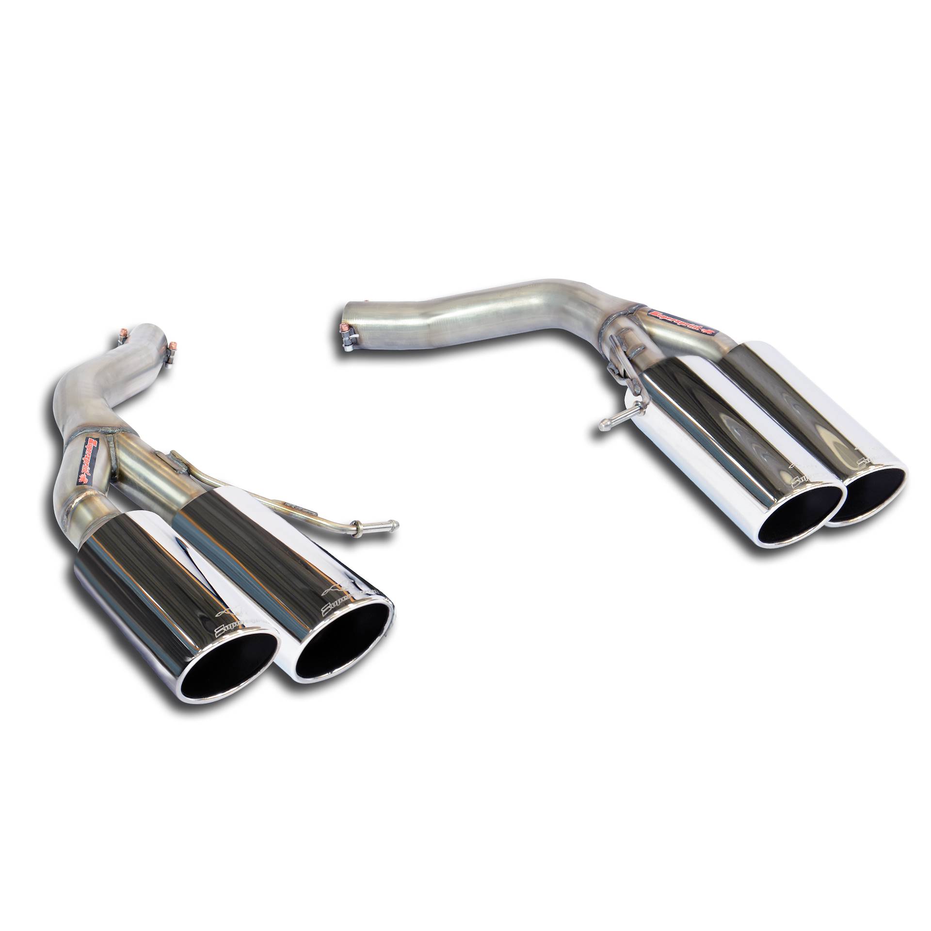 Rear pipes Right OO90 - Left OO90 (Muffler delete)